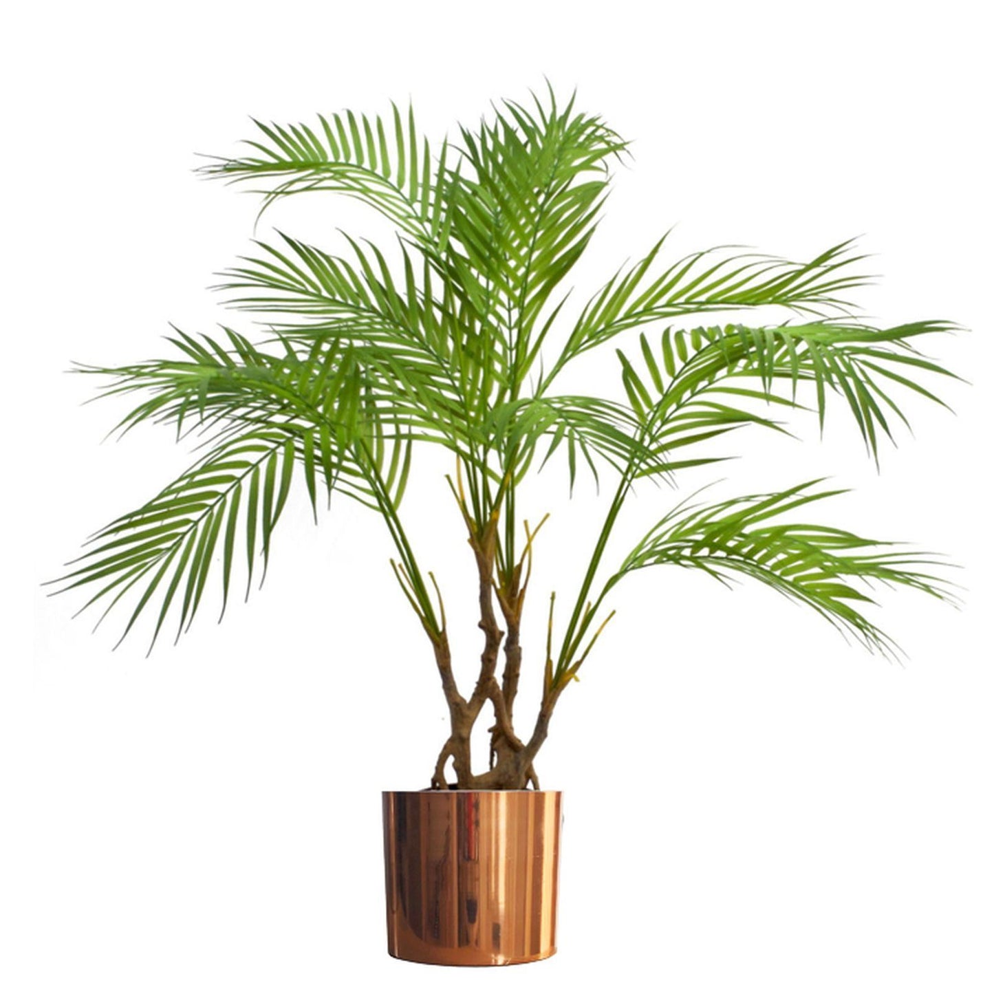 Leaf Planter Plant Pot with Polished Copper Finish 20 x 18cm – image 3