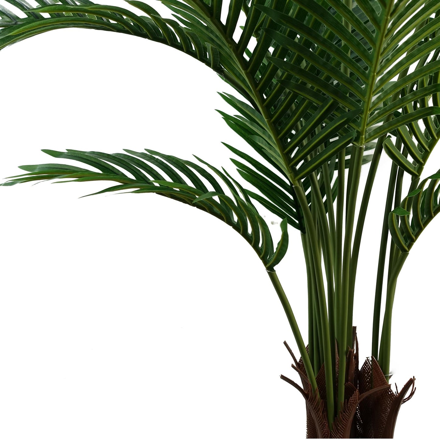 110cm Artificial Areca Palm Tree Potted in Black Pot – image 5
