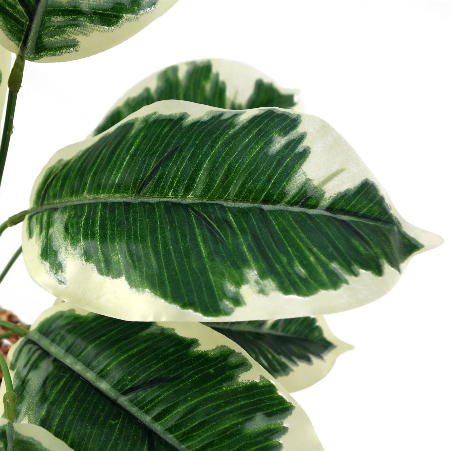 40cm Artificial Pothos Variegated Plant with Planter – image 2