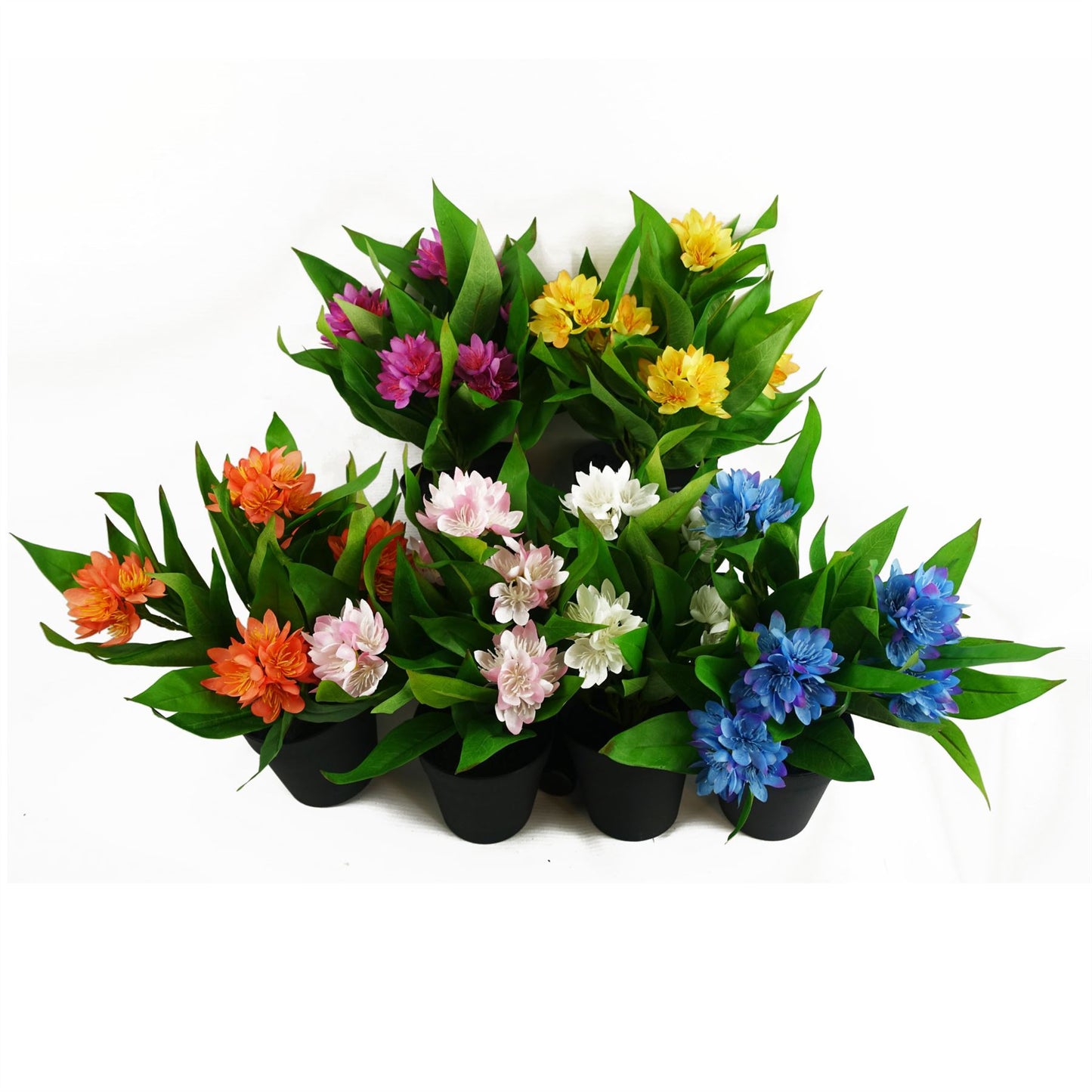 18cm Artificial Freesia Plant Yellow Flowering – image 7