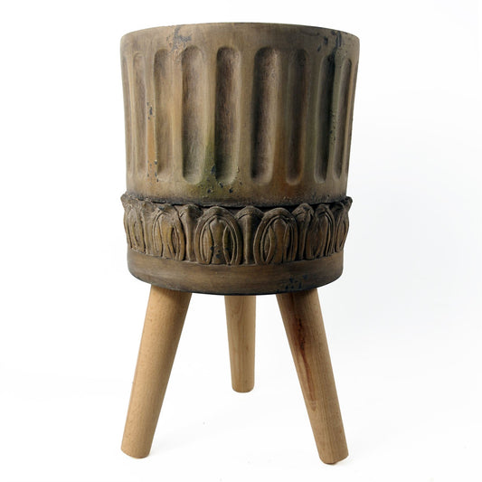 x 21.5cm Zandi Roman Composite Large Planter 40cm