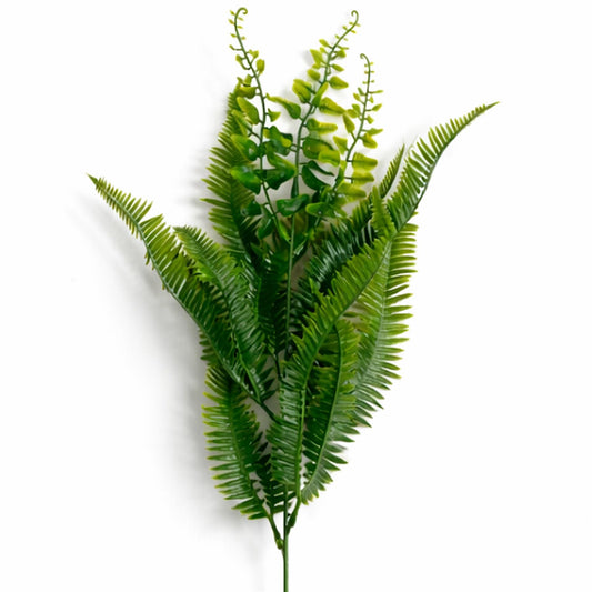 50cm Artificial Fern Mixed Foliage Spray Stem – image 2