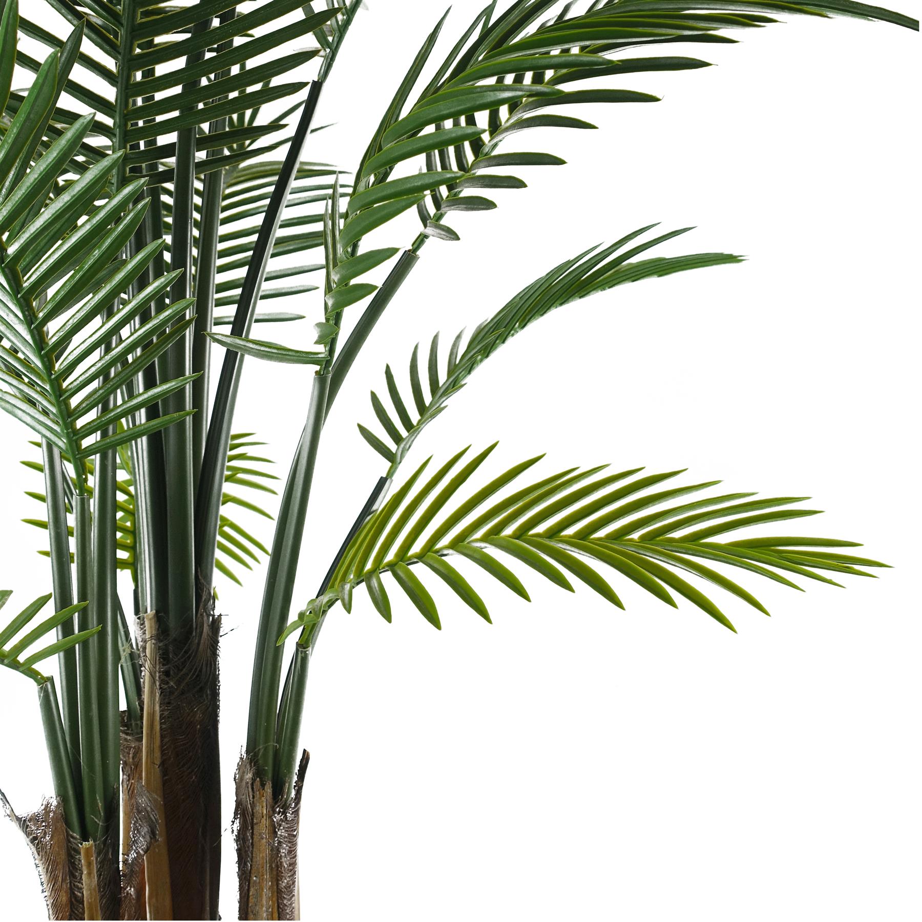 125cm Artificial UV Resistant Raphis Palm Tree Natural Trunk – image 4