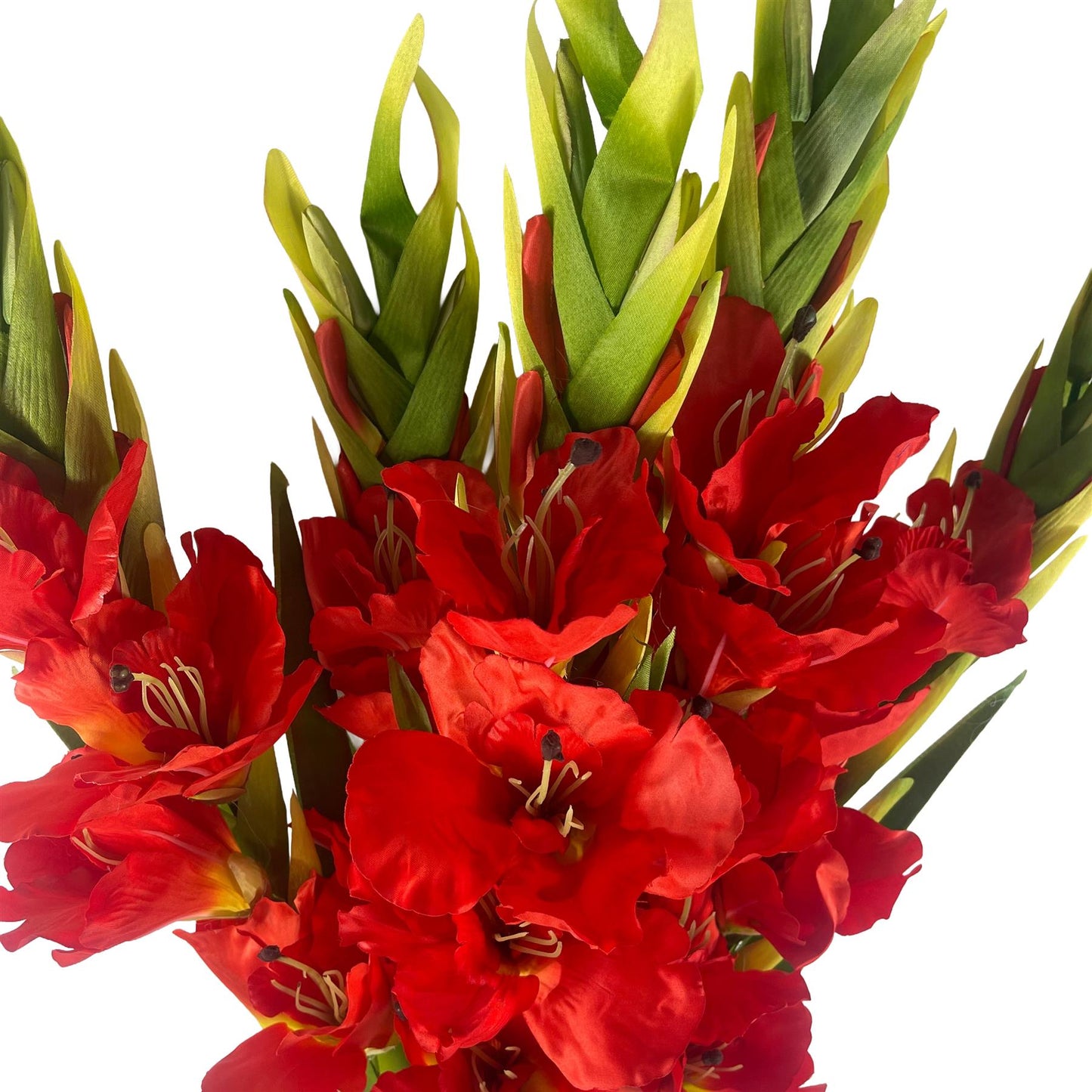 115cm Artificial Orange Gladioli Stem – image 7