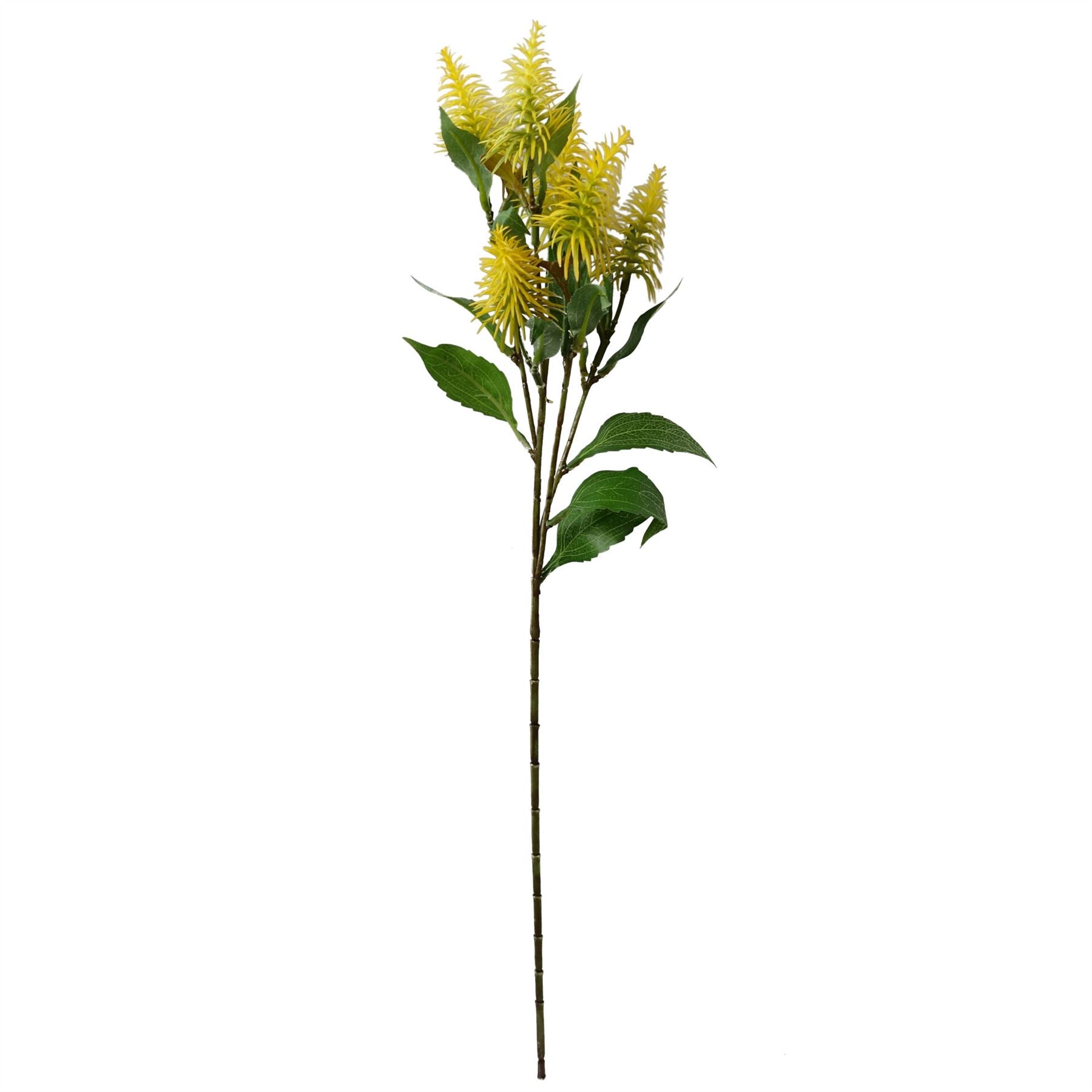 55cm Artificial Callistemon Pallidus Yellow Bottle Brush Stem – image 2