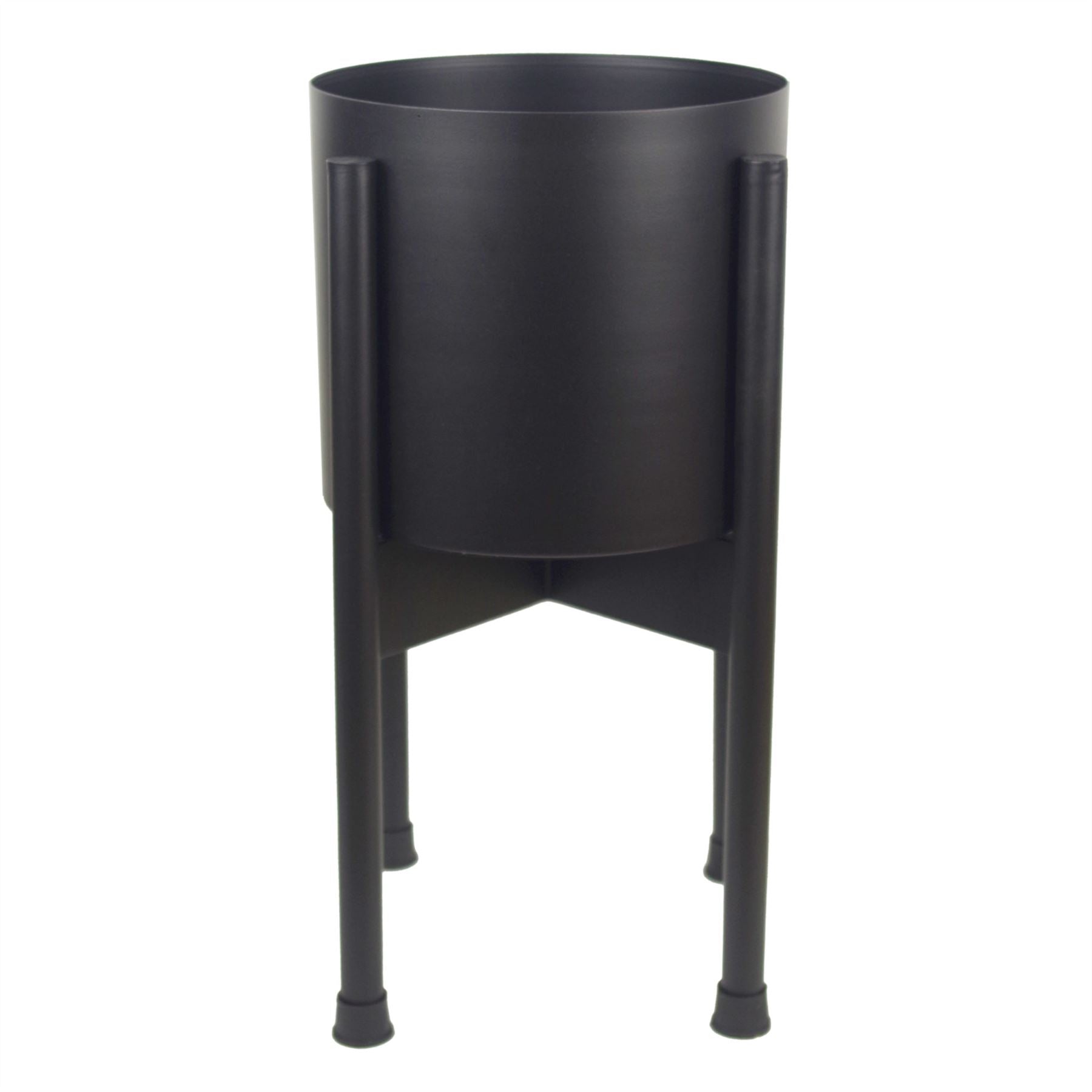 Leaf Planter Plant Pot Black 20 x 18cm – image 2