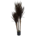 155cm UV Resistant Artificial Triple Yukka Tree Plant Dark