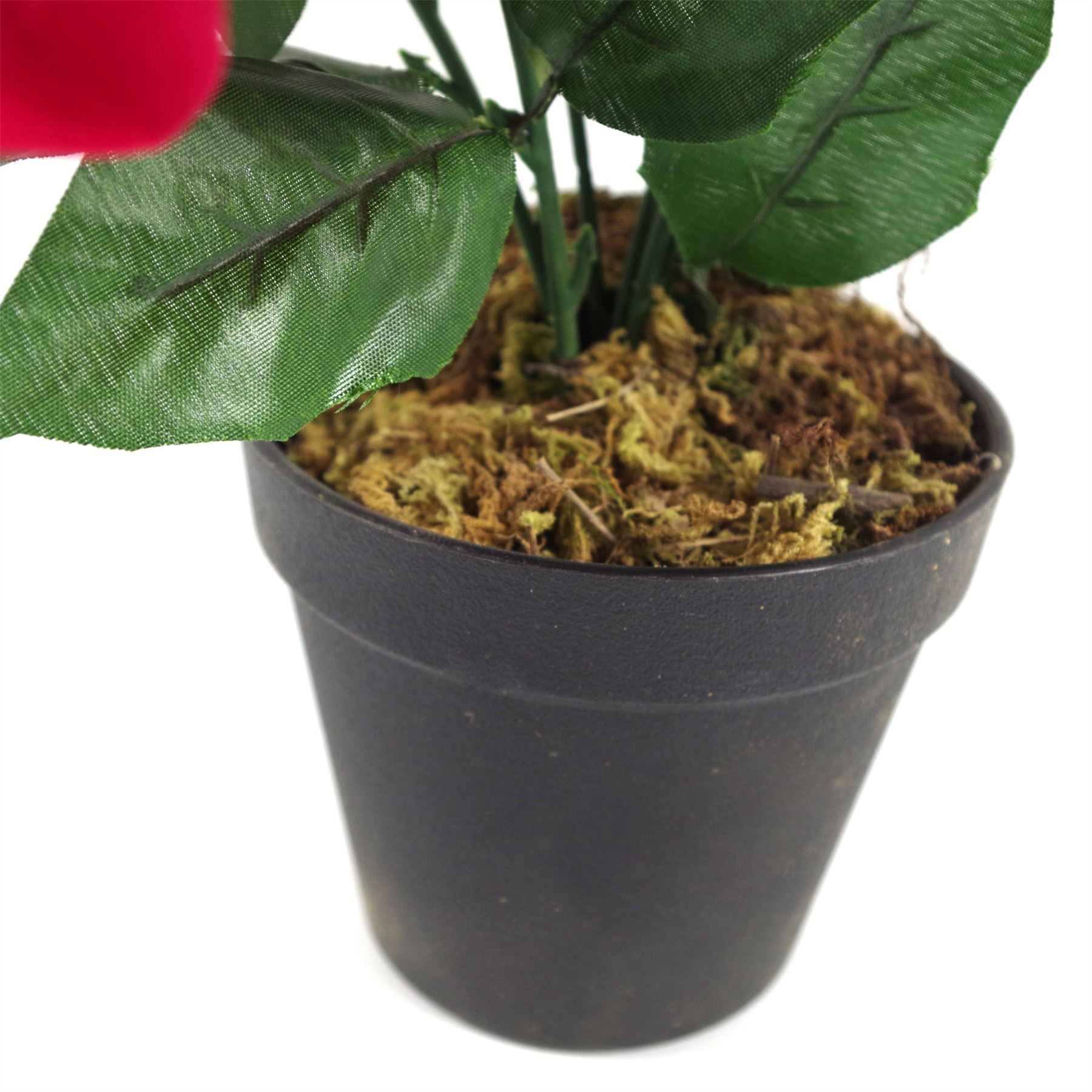 Artificial Christmas Xmas Red Poinsettia 40cm Potted Houseplant – image 2