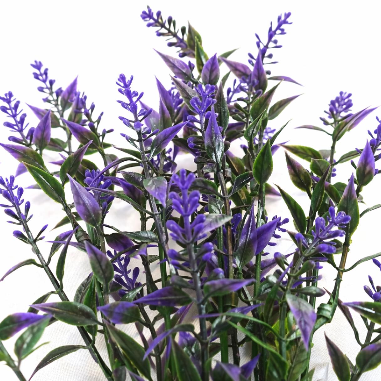 34cm Artificial Purple Heather Stem Plant – image 2