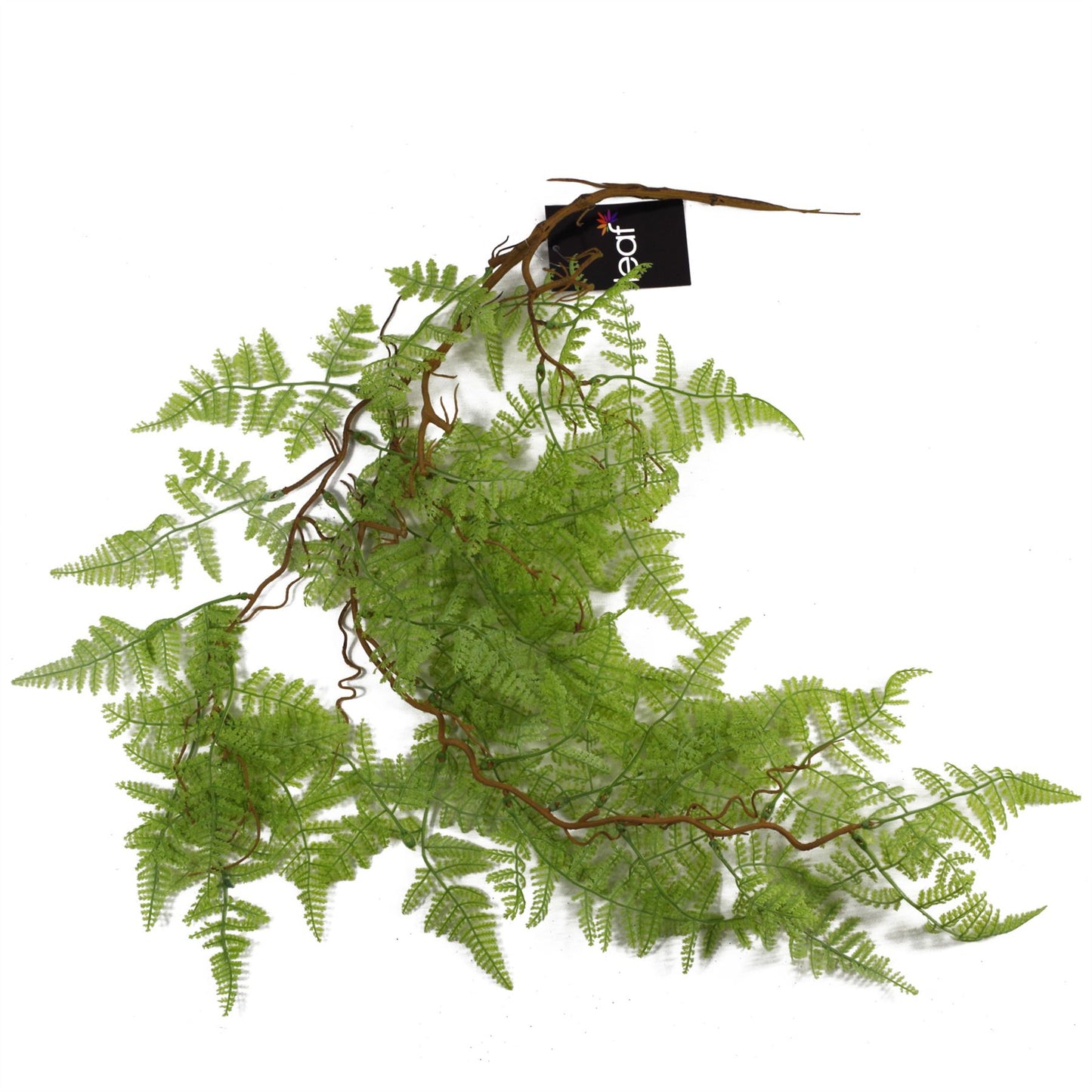 100cm Artificial Hanging Maidenhair Fern Plant Light Green – image 2