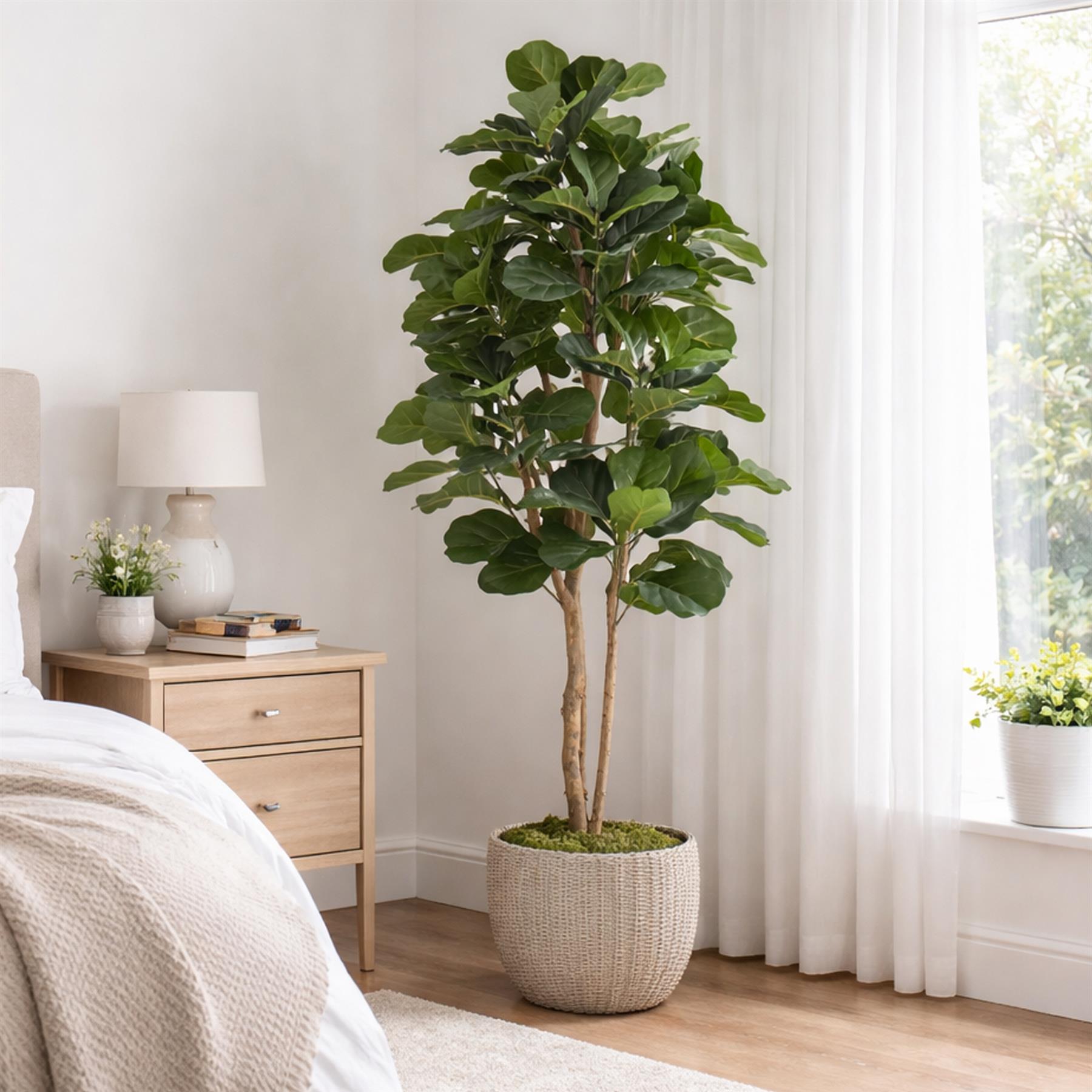 180cm Artificial Fiddle Fig Deluxe Tree – image 4