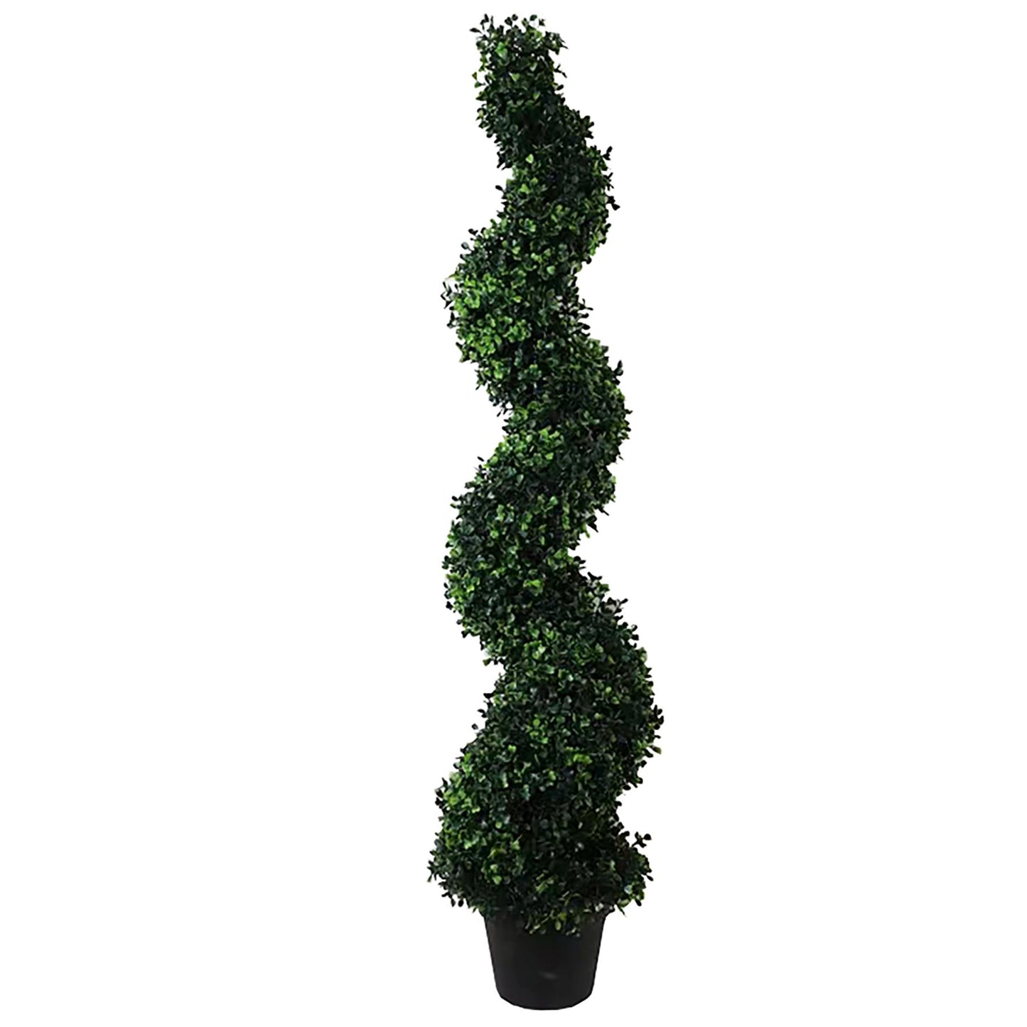 120cm Artificial Natural Boxwood Spiral Topiary – image 3