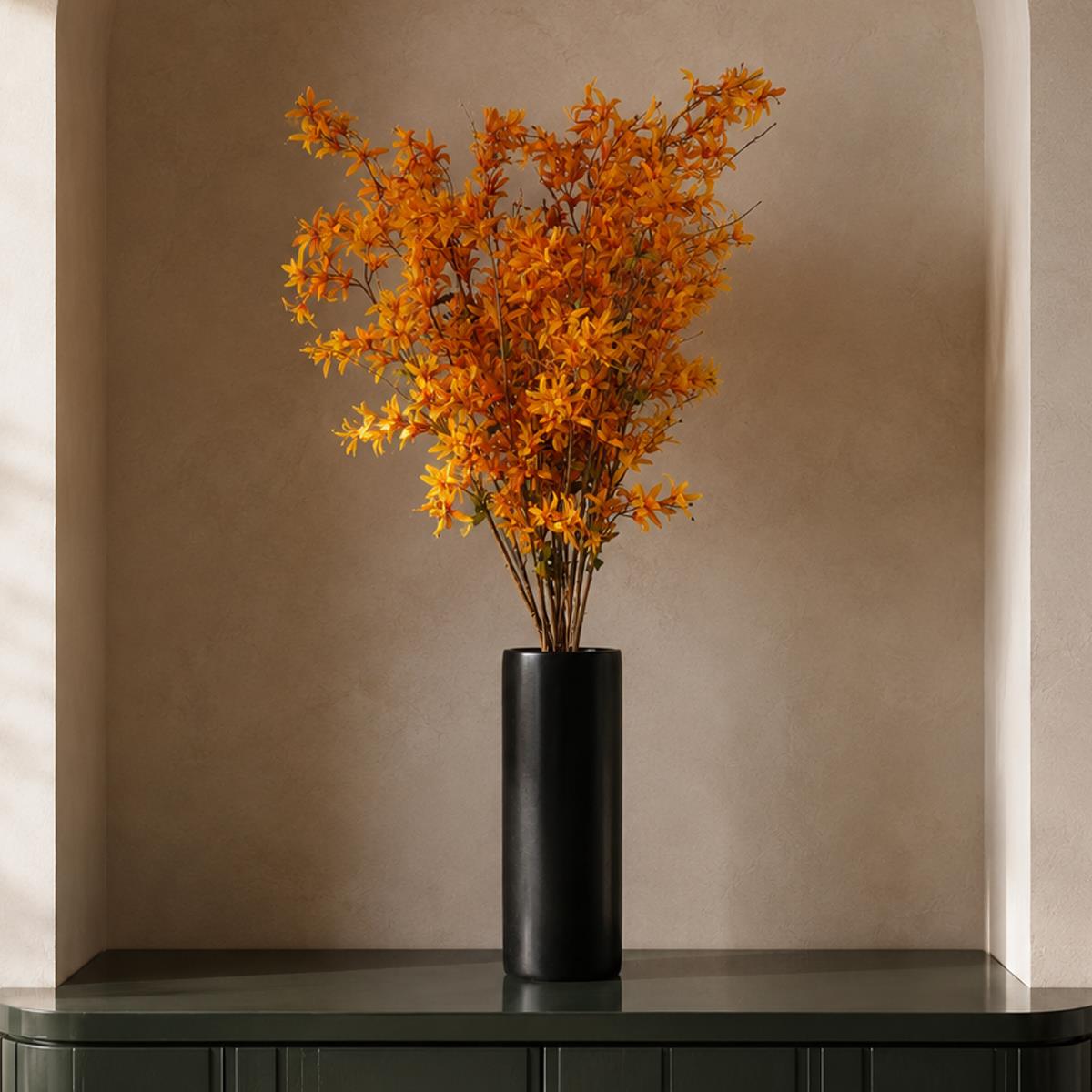 130cm Yellow Blossom Floral Spray Artificial – image 6