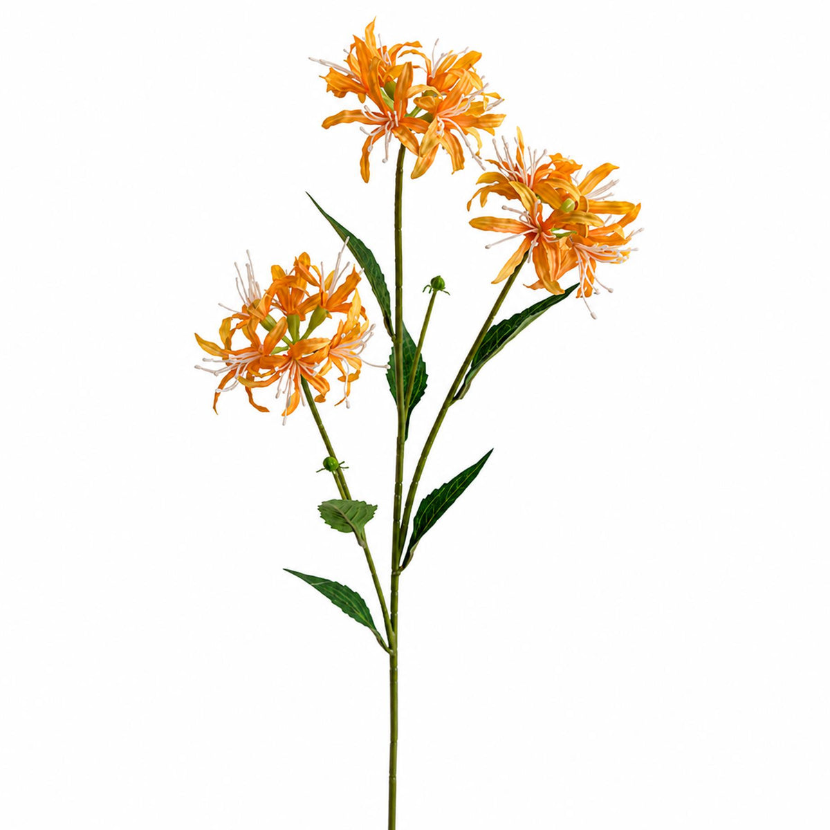 72cm Artificial Yellow Spider Lily Stem