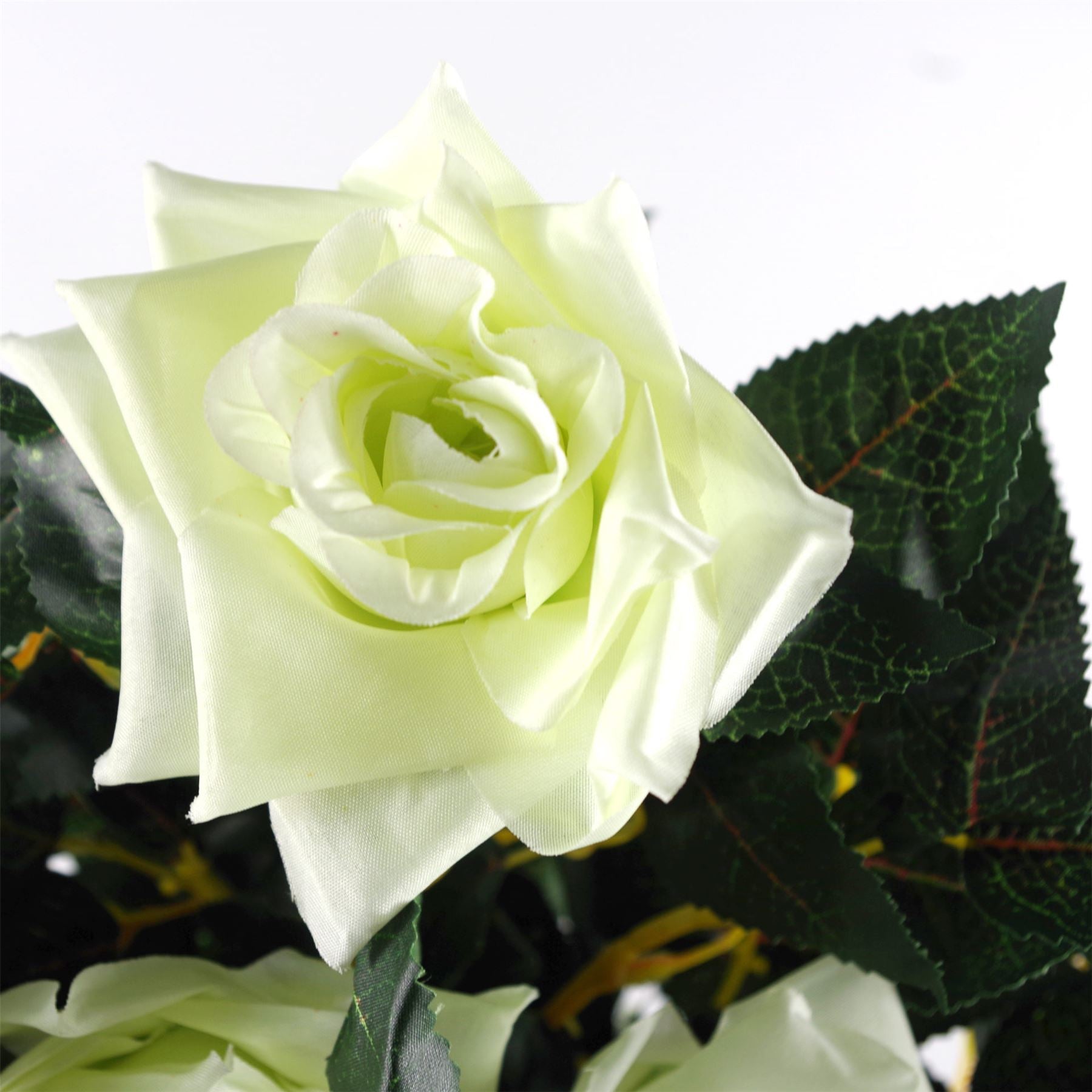 Artificial Cream Rose Tree Wedding Twisted Vine Detail 90cm – image 3