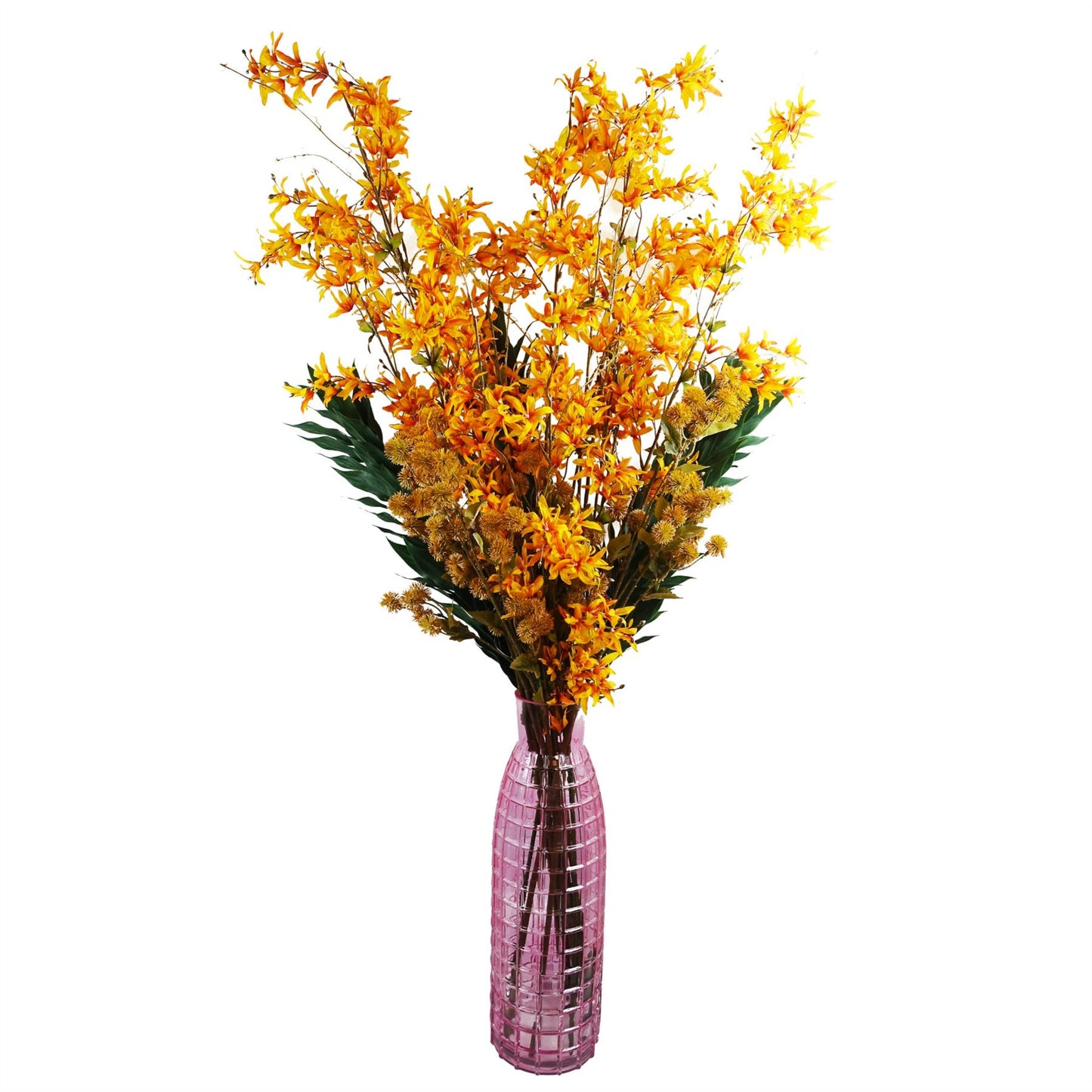130cm Yellow Blossom Floral Spray Artificial – image 5