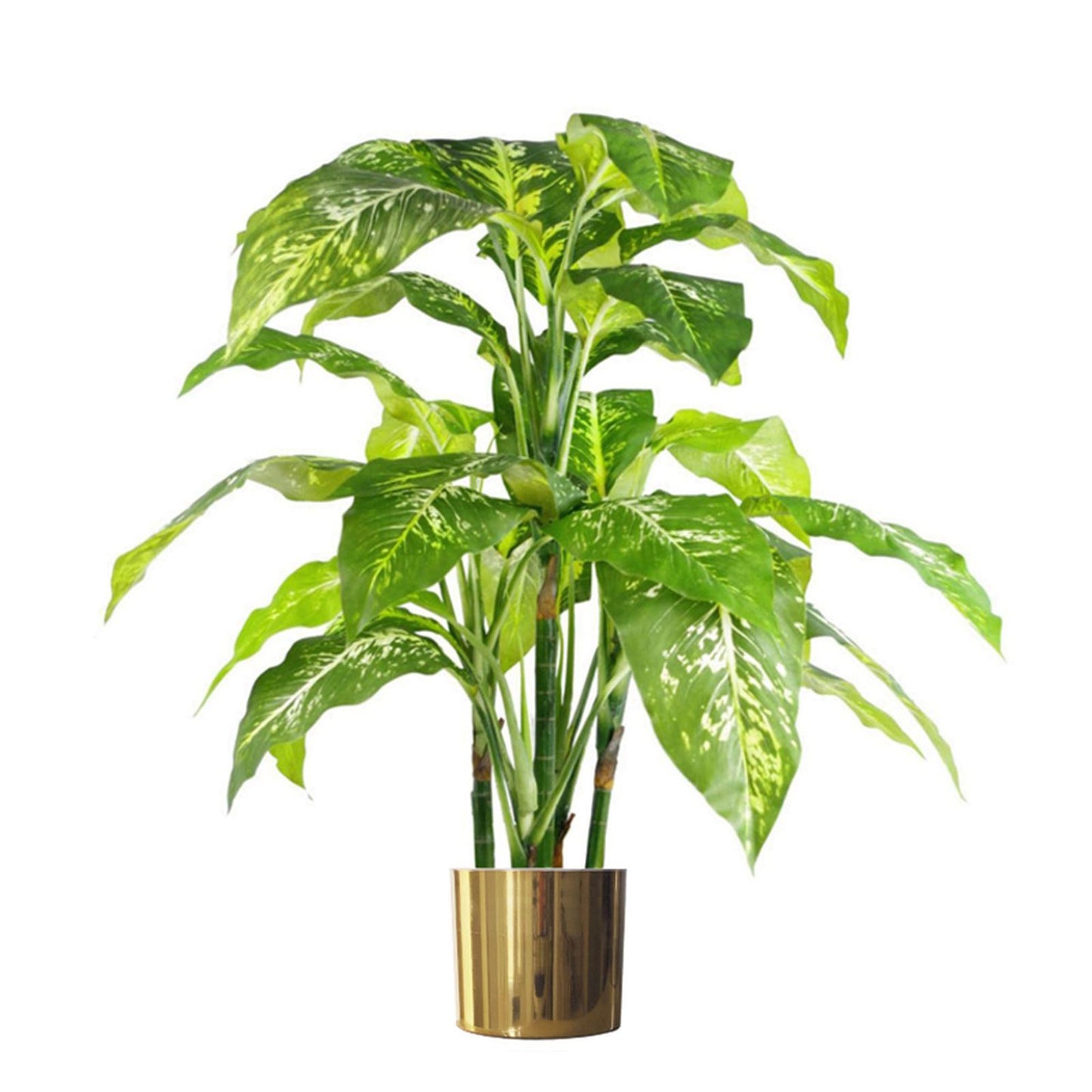 Leaf Planter Plant Pot with Polished Gold Finish 20 x 18cm GoldGold – image 4