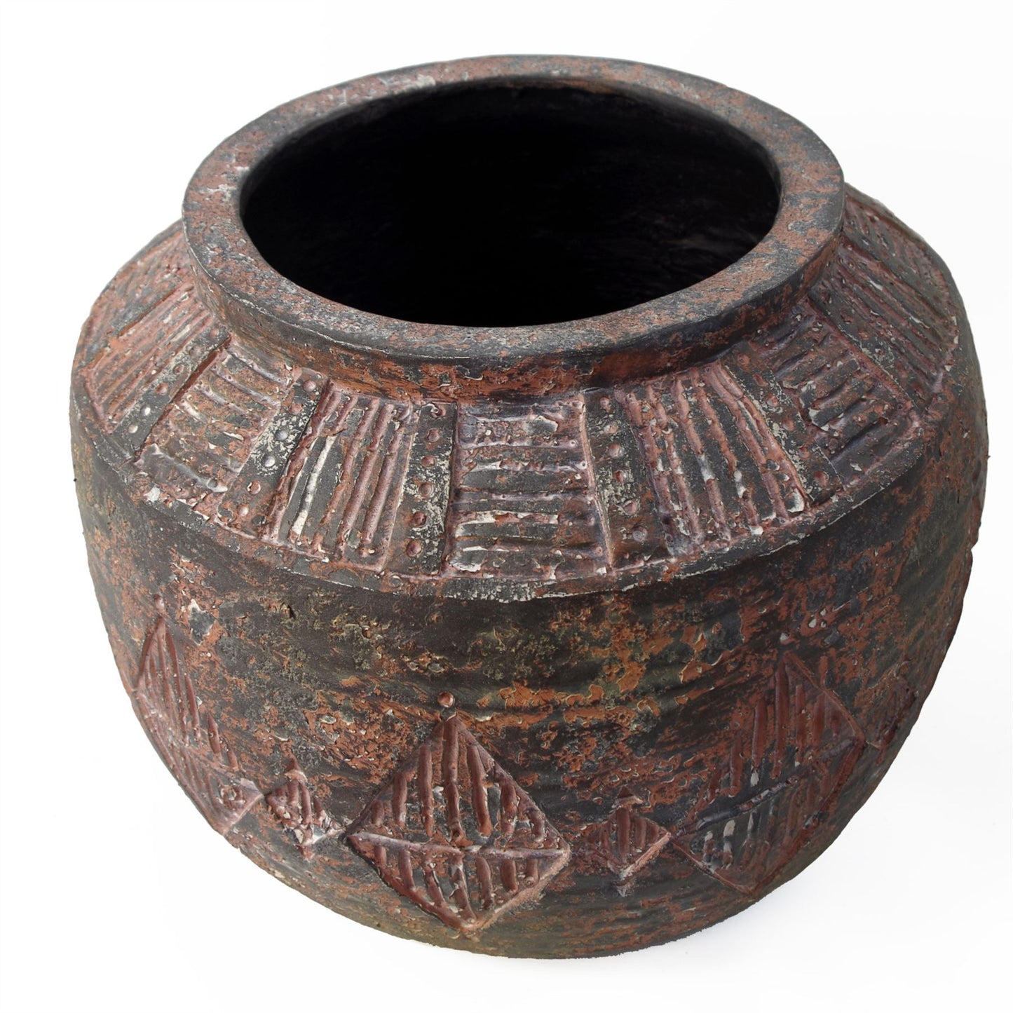 27cm x 36cm Aztec Diamond Large Planter BrownBrown – image 5