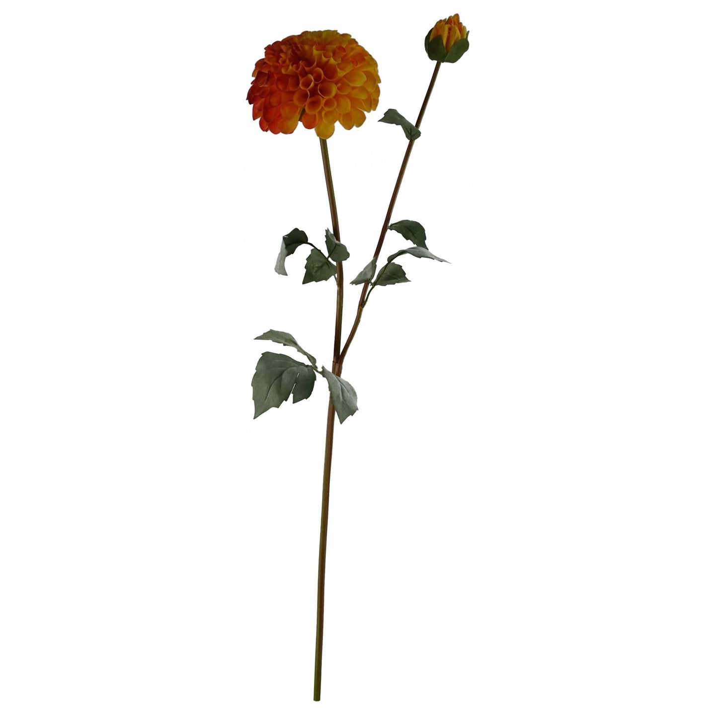 75cm Dahlia Peony Artificial Foliage Retro Vase – image 2