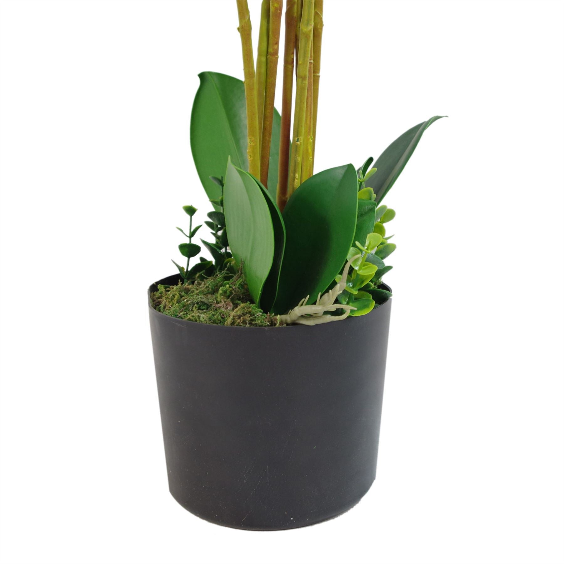 85cm Artificial Deluxe Bush Orchid White – image 3