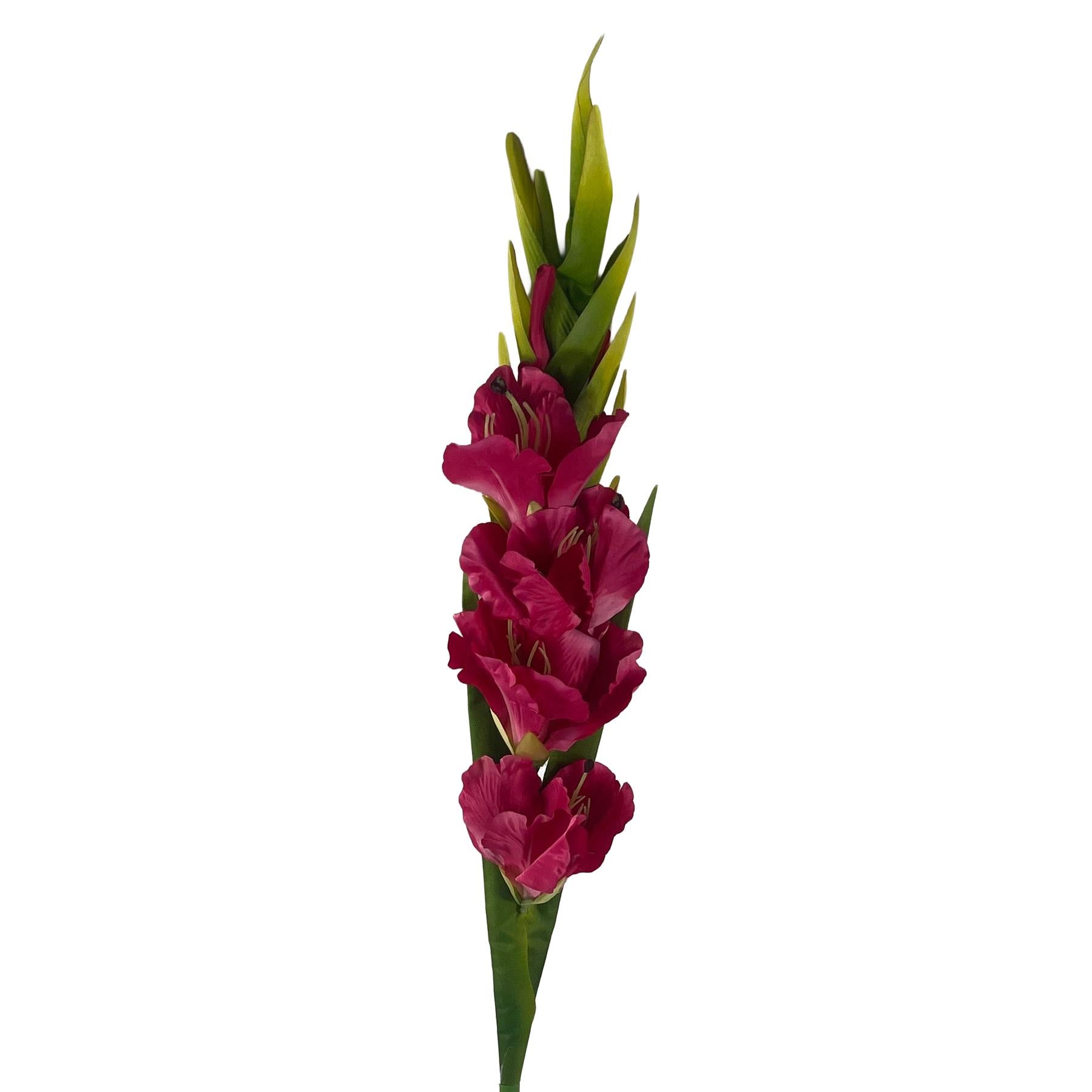 115cm Artificial Pink Gladioli Stem – image 5