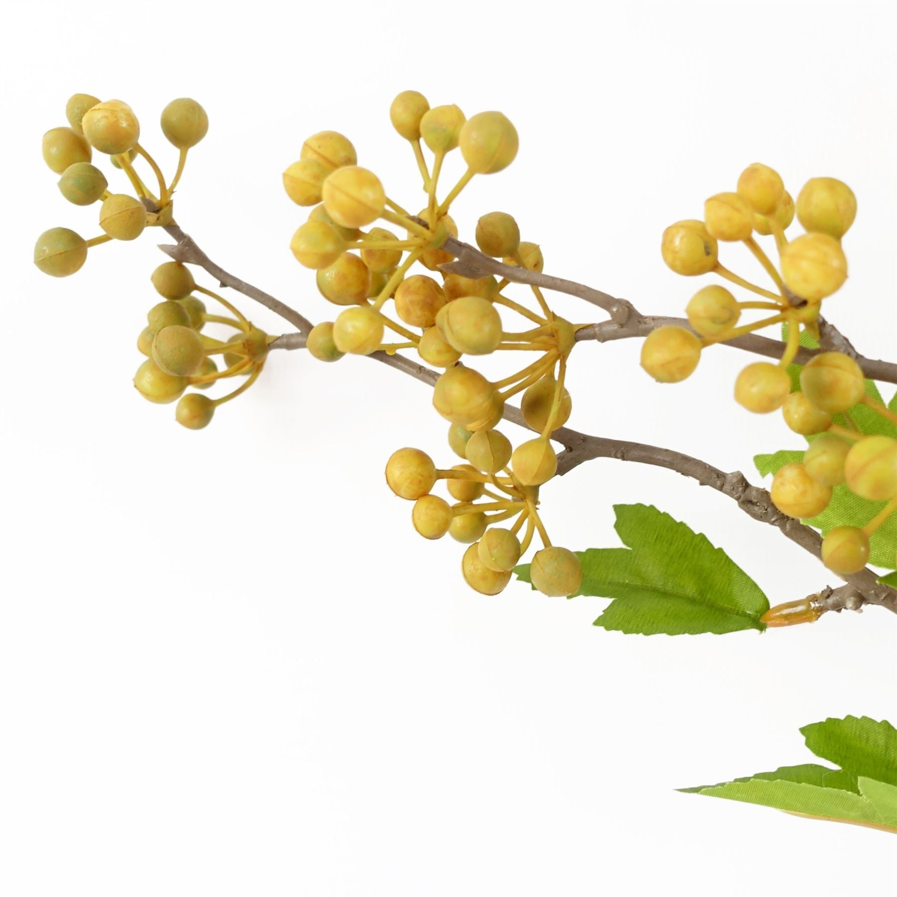 90cm Artificial Yellow Berry Stem – image 3