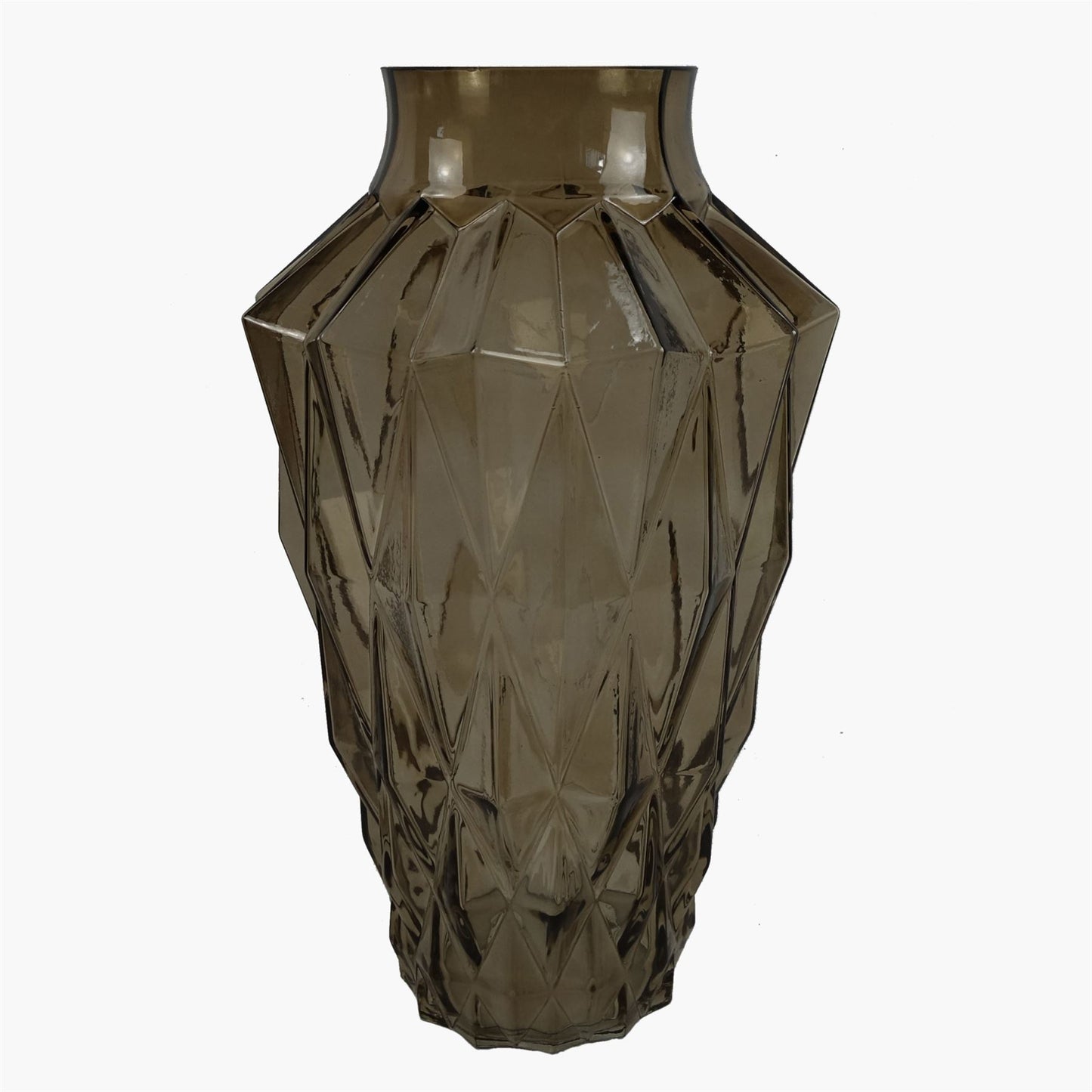 80cm White Artificial Carnation and Larkspur in Glass Vase – image 5