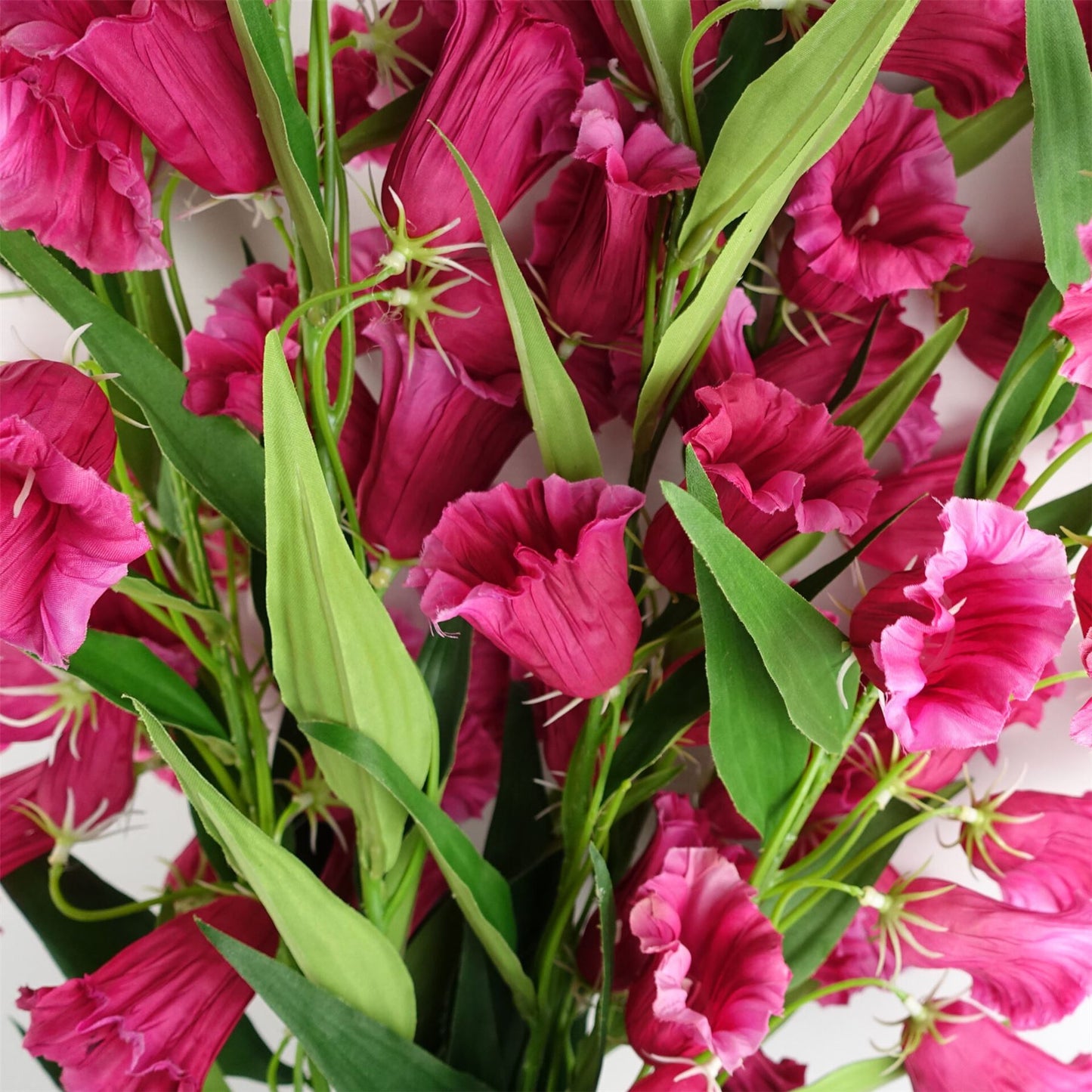100cm Trumpet Artificial Flower Stem Fuchsia Pink – image 3