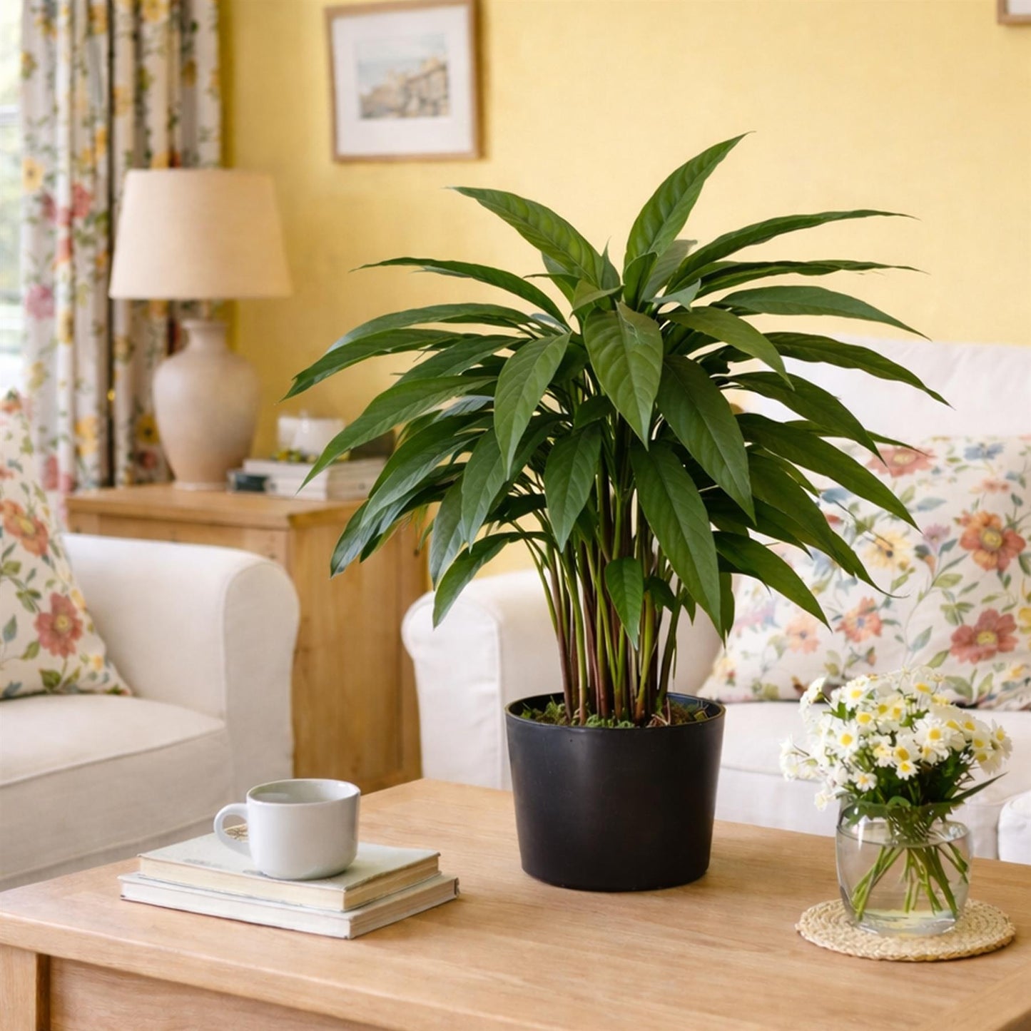 60cm Artificial Calathea Evergreen Plant – image 2