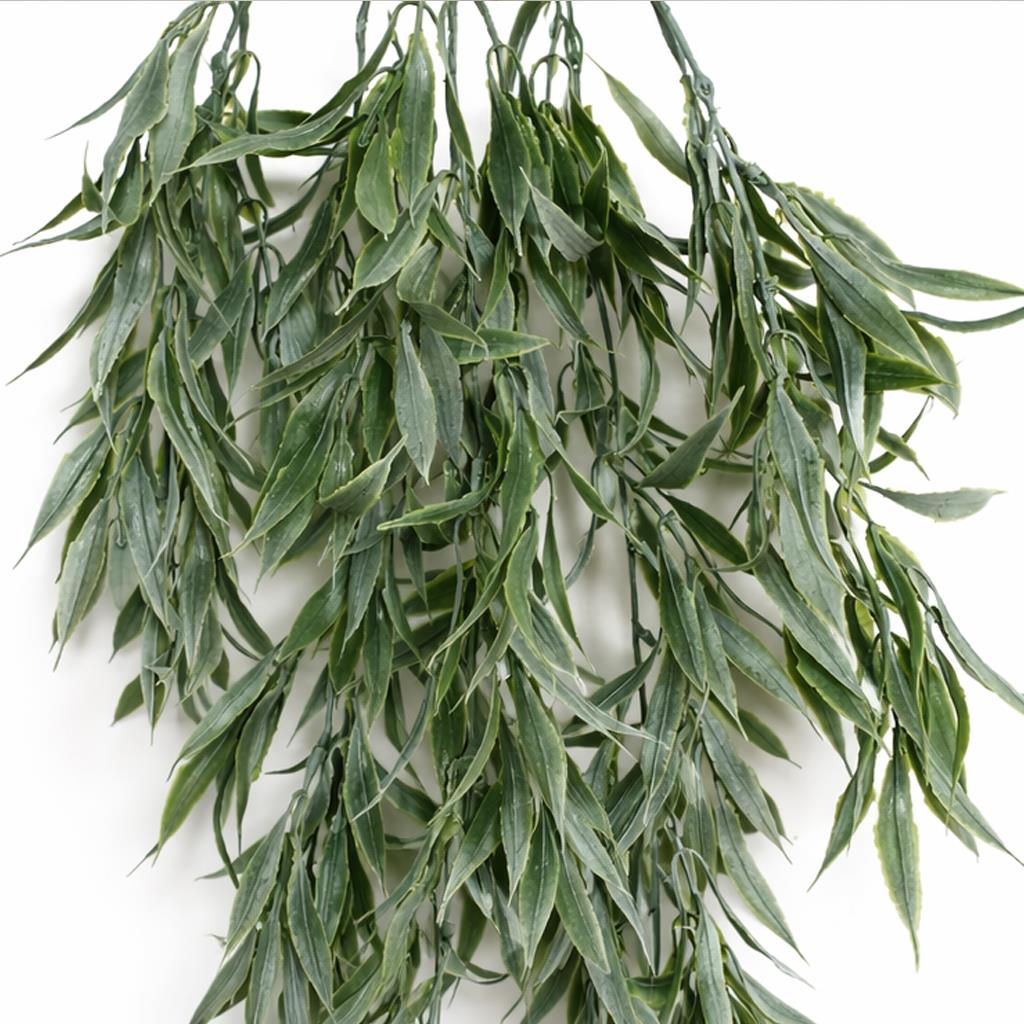 80cm Artificial Italian Ruscus Hanging Plant with Foliage Sage Green – image 2