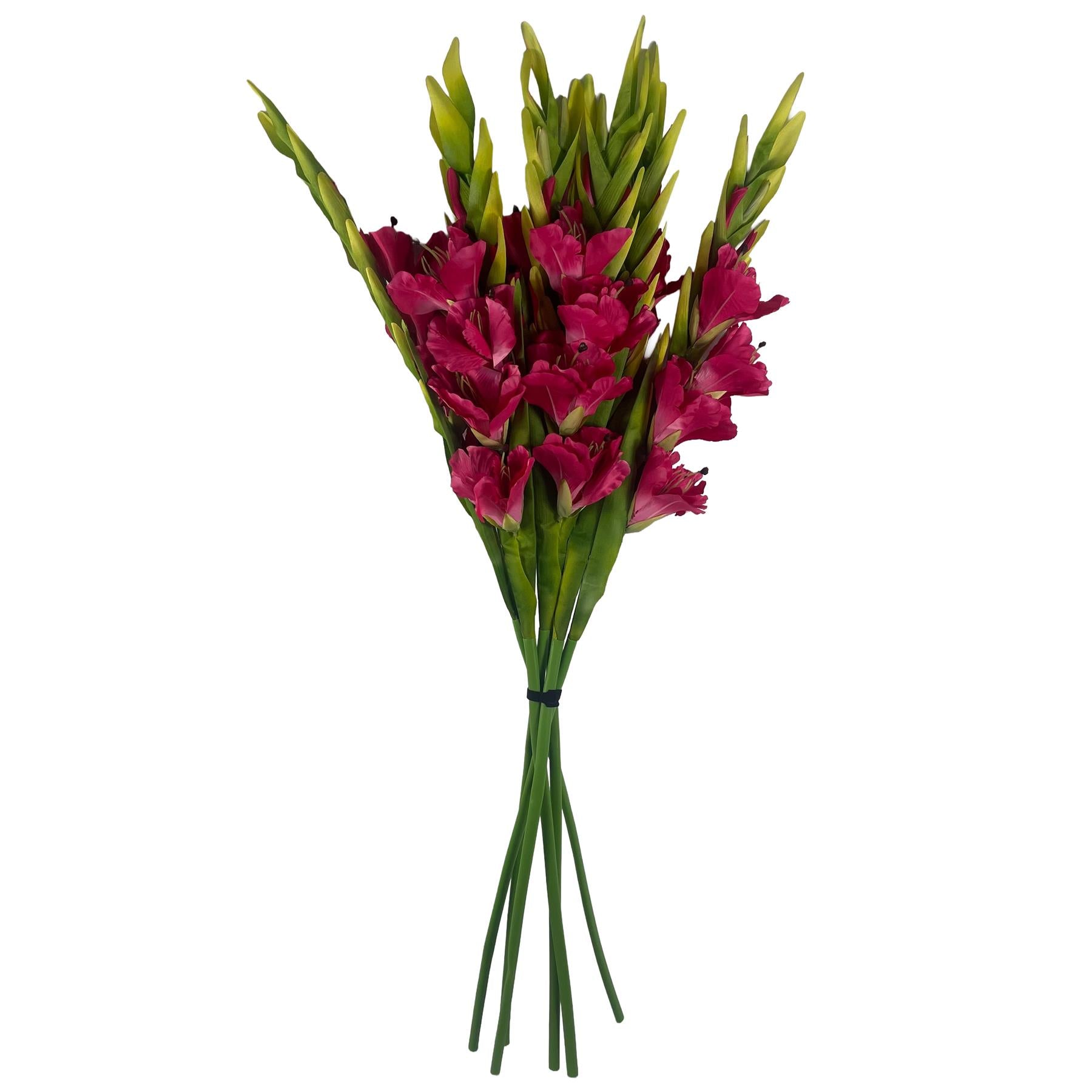 115cm Artificial Pink Gladioli Stem – image 6