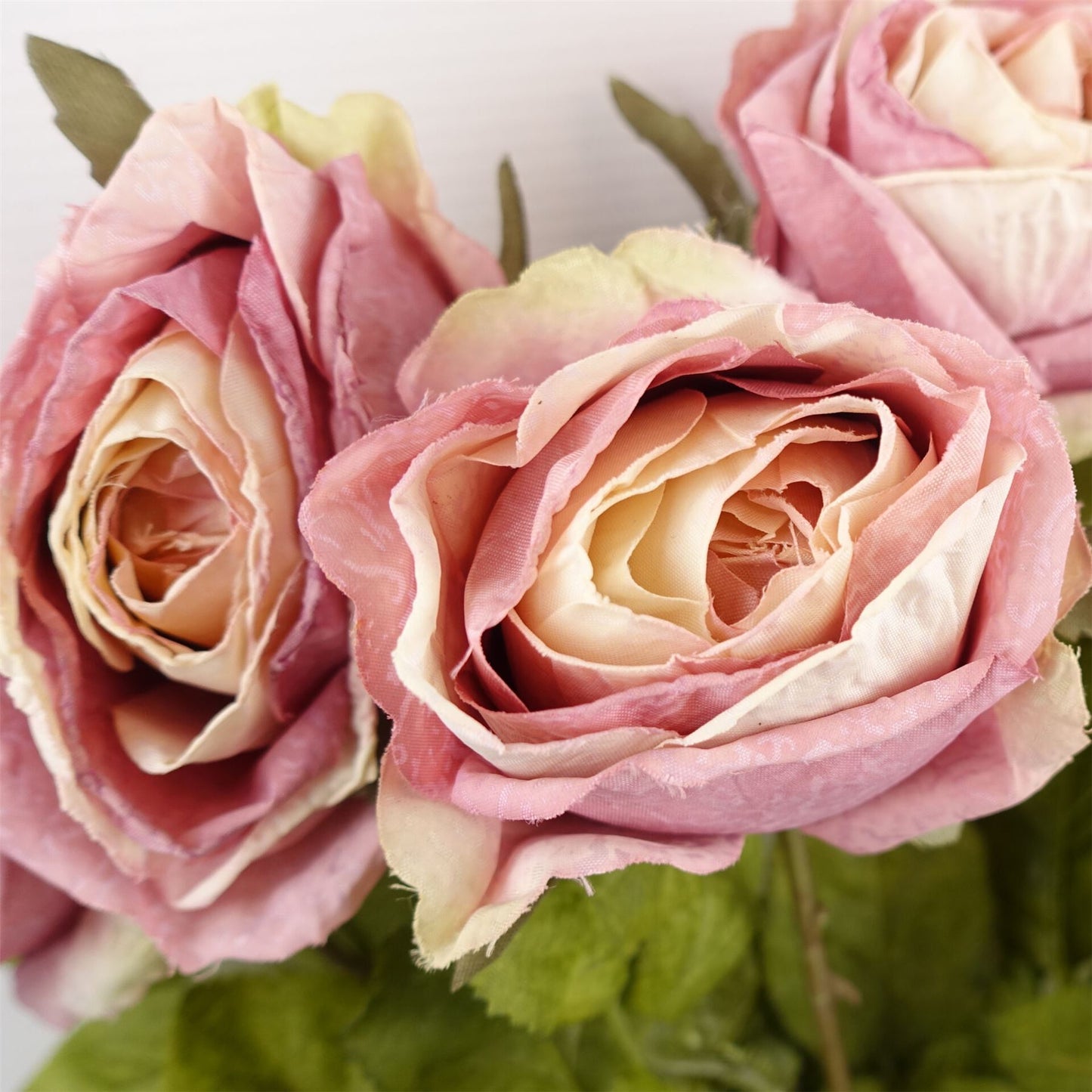 70cm Artificial Light Pink Rose – image 4