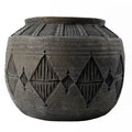 x 36cm Large Grey Gliese Diamond Planter 26cm