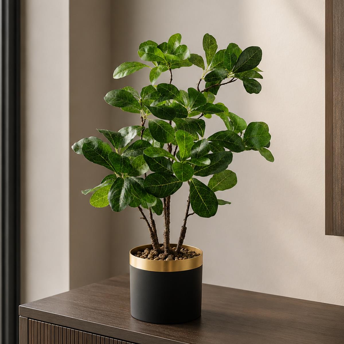 60cm Artificial Tropical Bonsai Ficus Tree – image 3