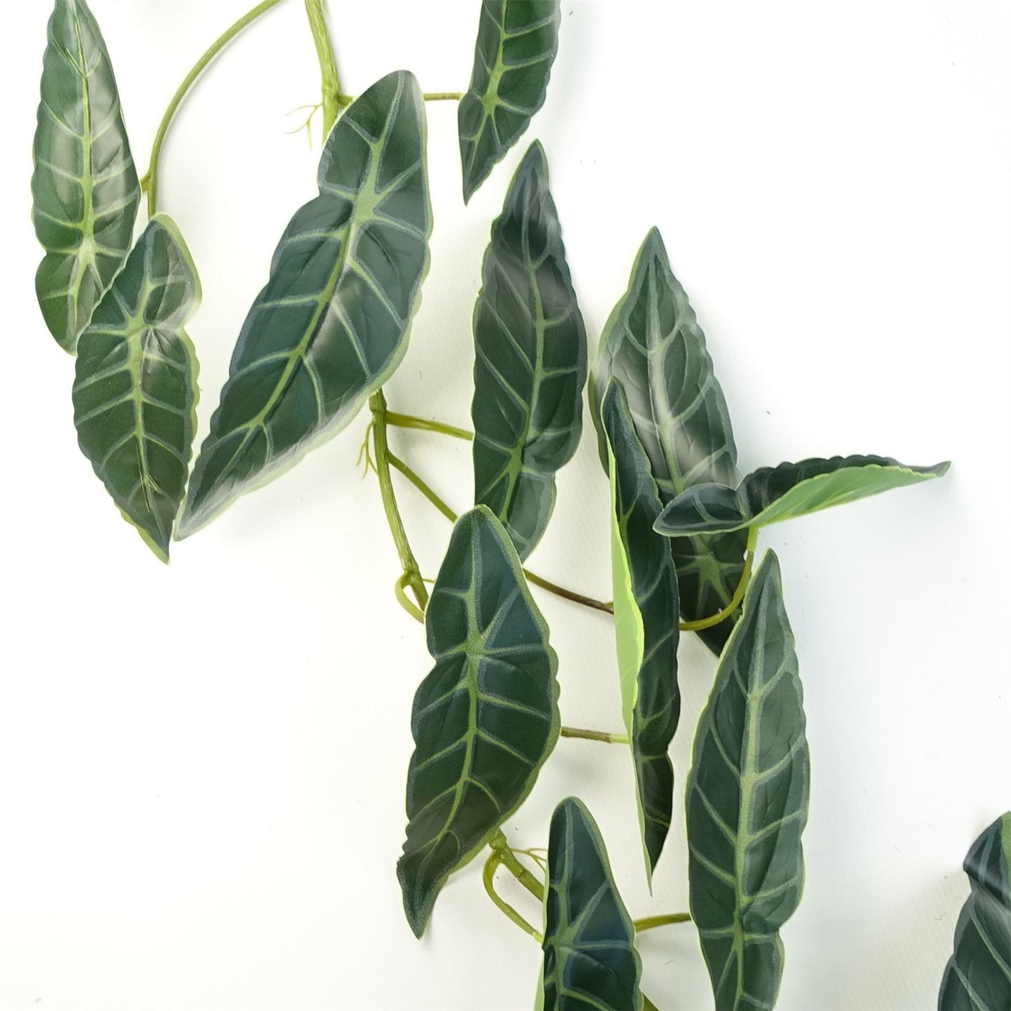 110cm Artificial Hanging Trailing Dark Green Leaf Plant – image 3