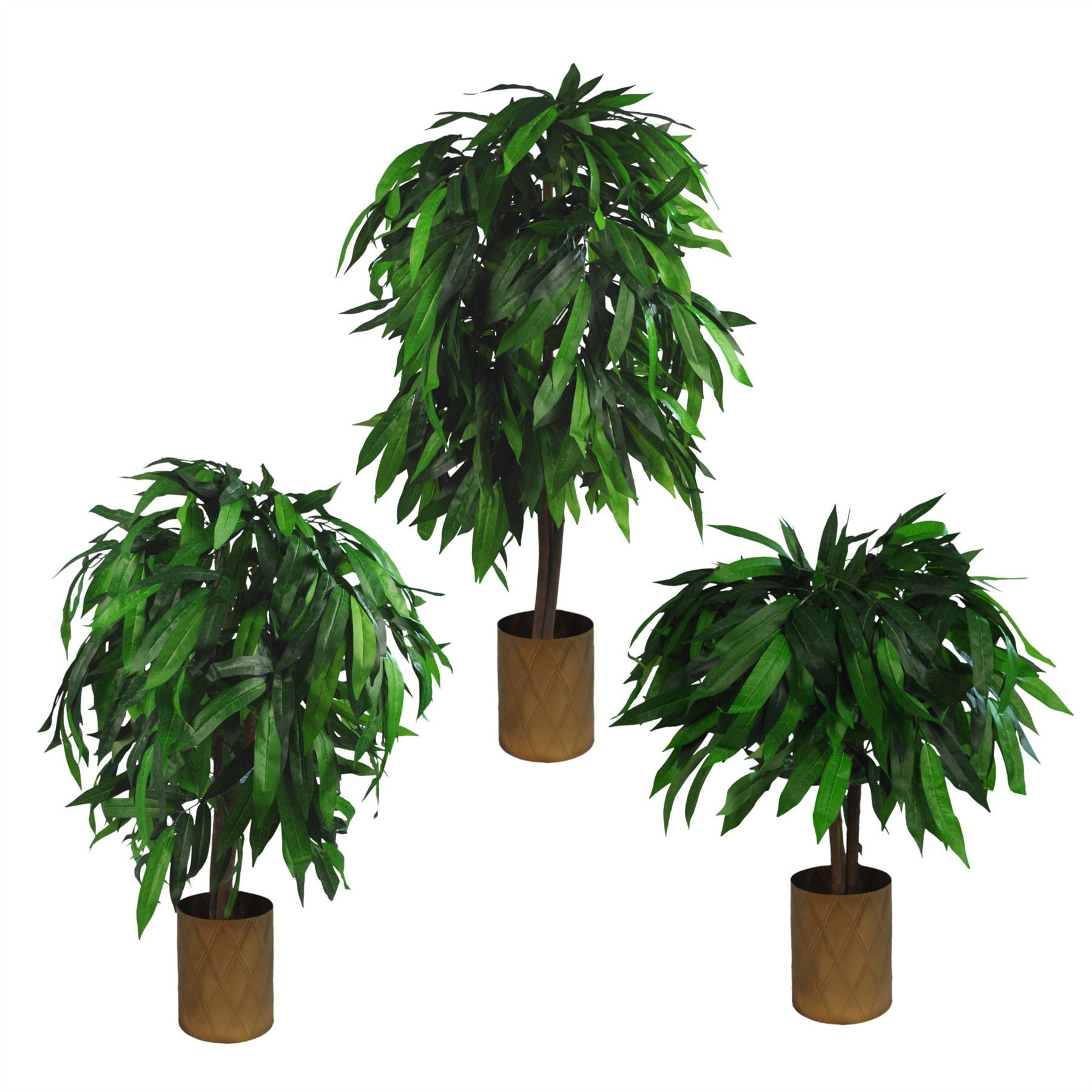 120cm Tall Large Artificial Mango Tree – image 5