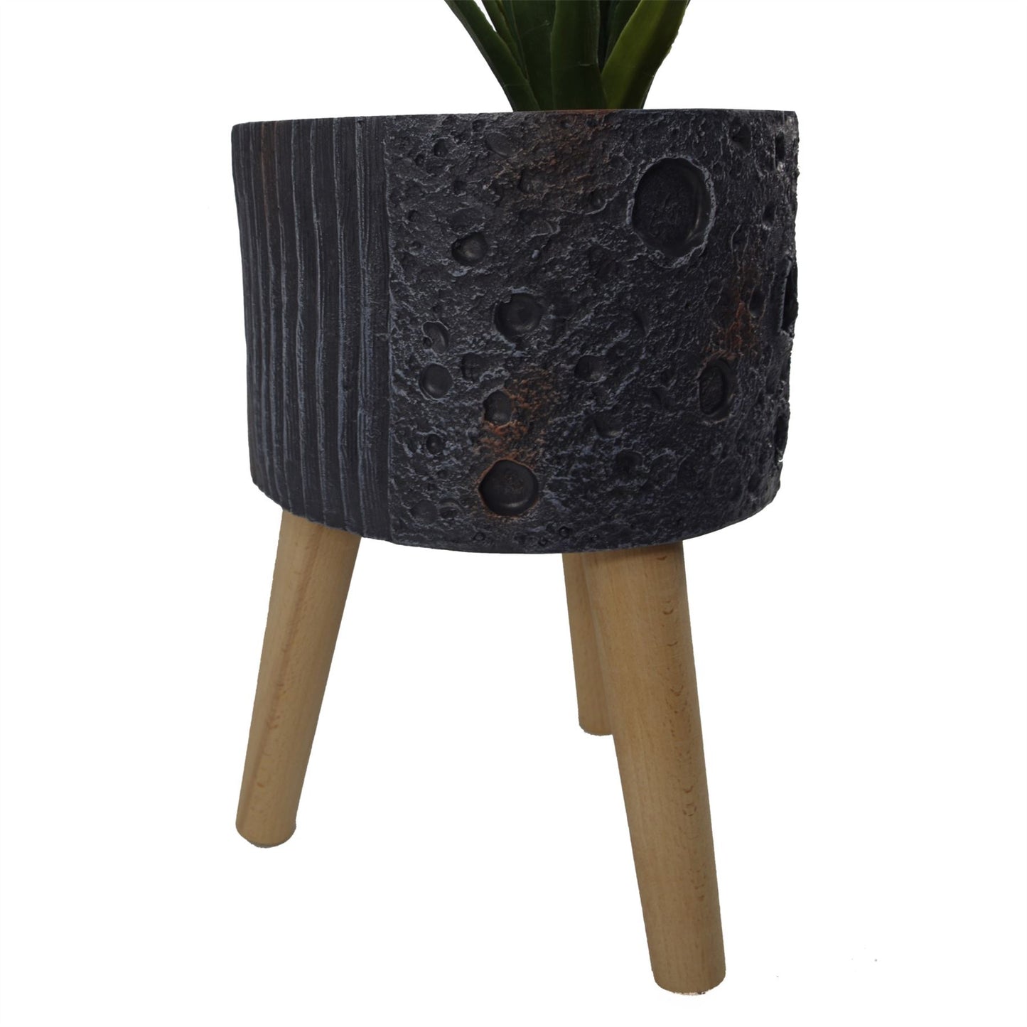 x 24cm Large Lunar Black Planter 35cm – image 8