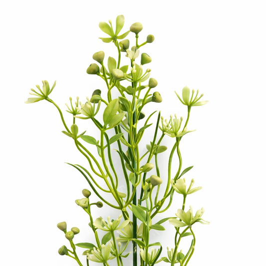 48cm Artificial Wild Berry Blossom Spray Stem Faux Green Floral Filler – image 2