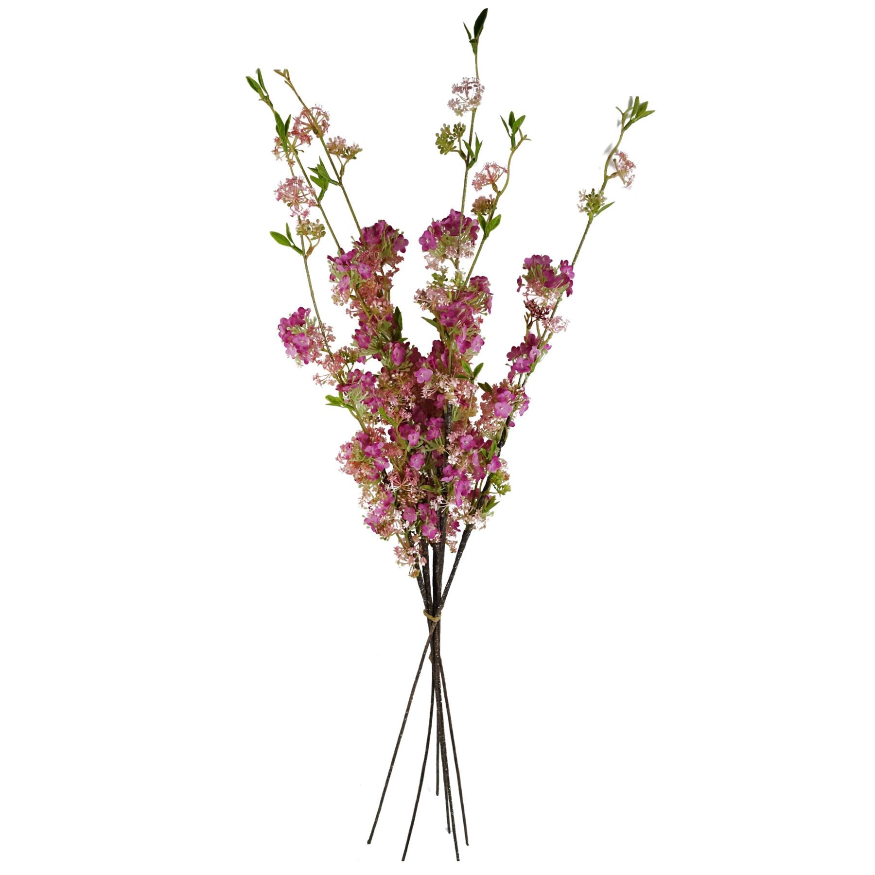 100cm Artificial Pink Blossom Spray Stem – image 5