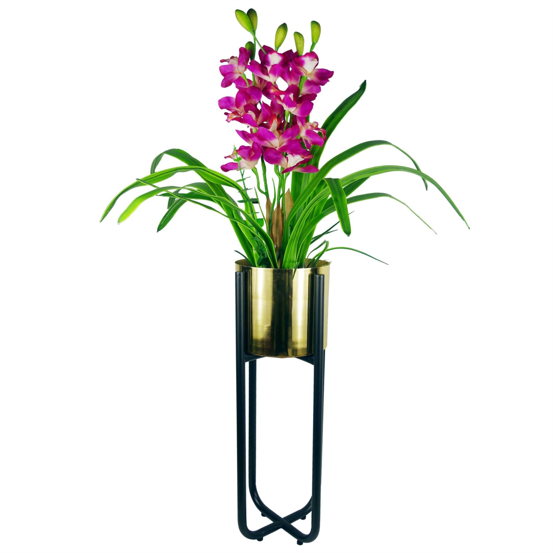Large Black Planter Stand 62cm x 18cm – image 3