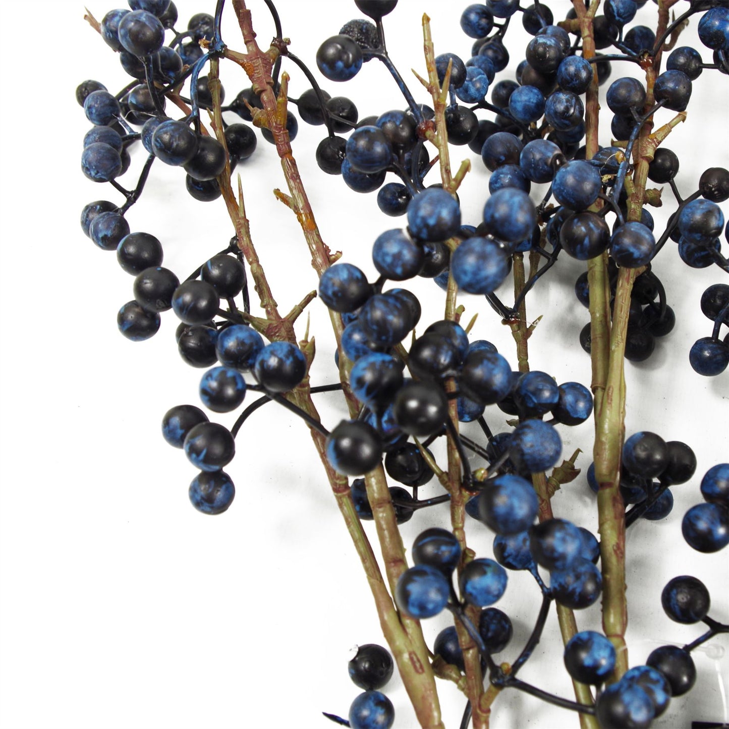 Artificial 70cm Blue Christmas Berry Spray – image 2