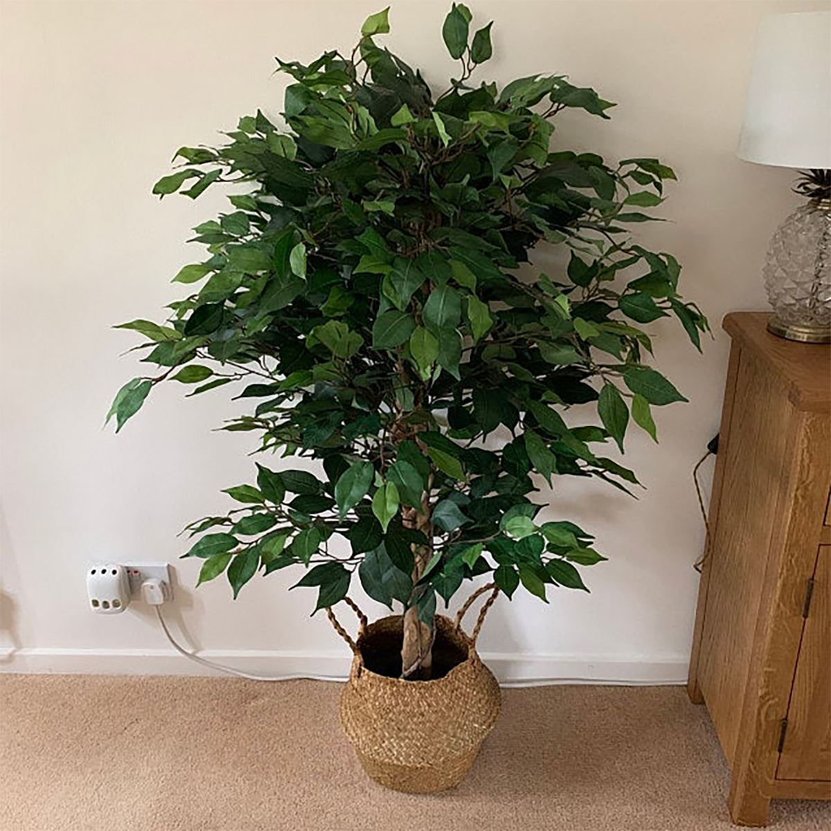 90cm Artificial Ficus Tree Large Bushy Shape – image 3