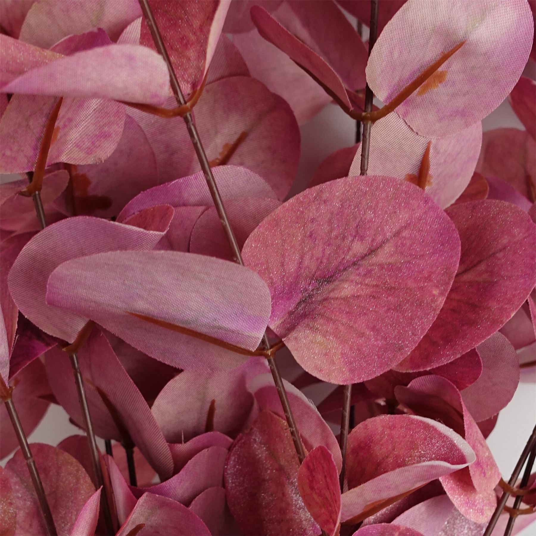 80cm Artificial Pink Eucalyptus Foliage Stem – image 3