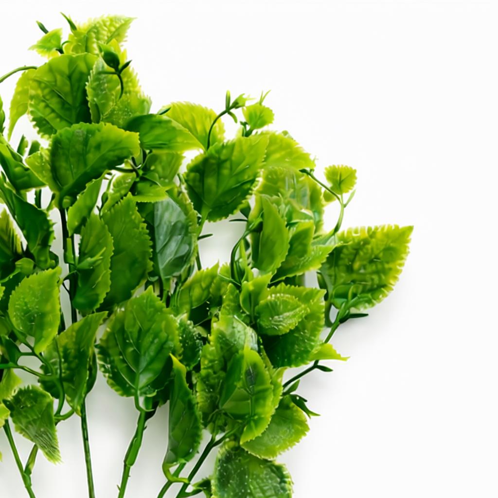32cm Artificial Leafy Foliage Stem Plant Faux Green Decorative Fillers – image 4