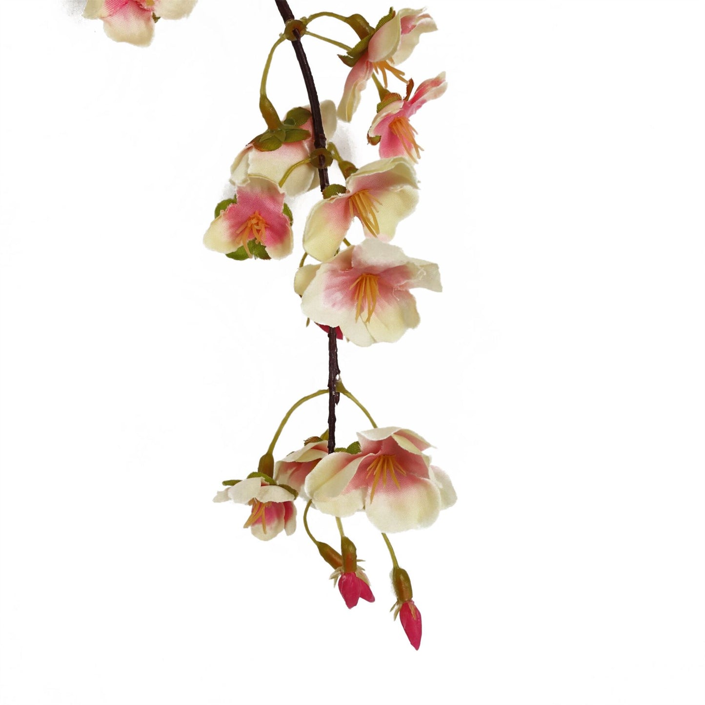 110cm Natural Pink Trailing Cherry Blossom Stem Artificial – image 4