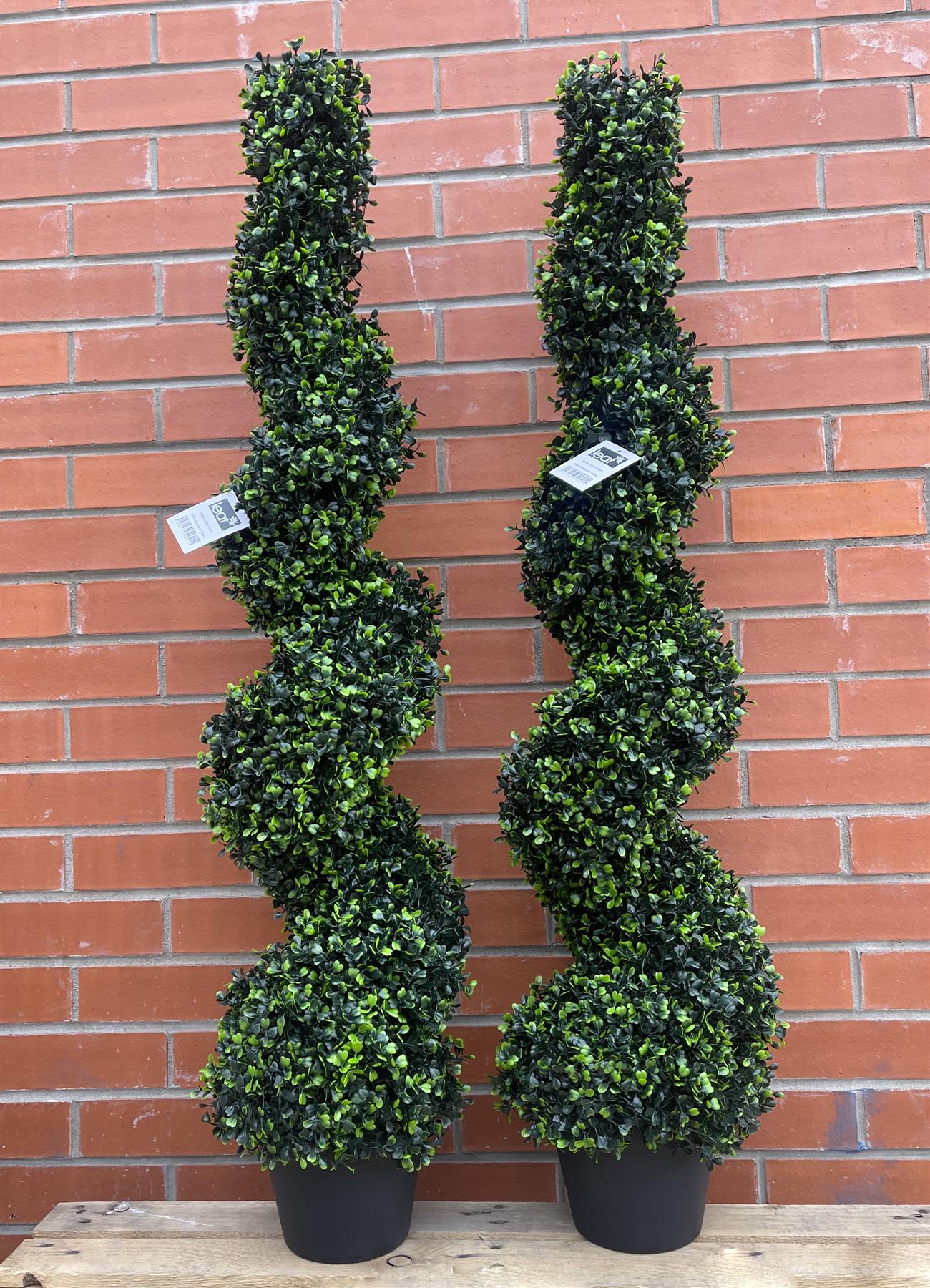 120cm Artificial Natural Boxwood Spiral Topiary – image 11