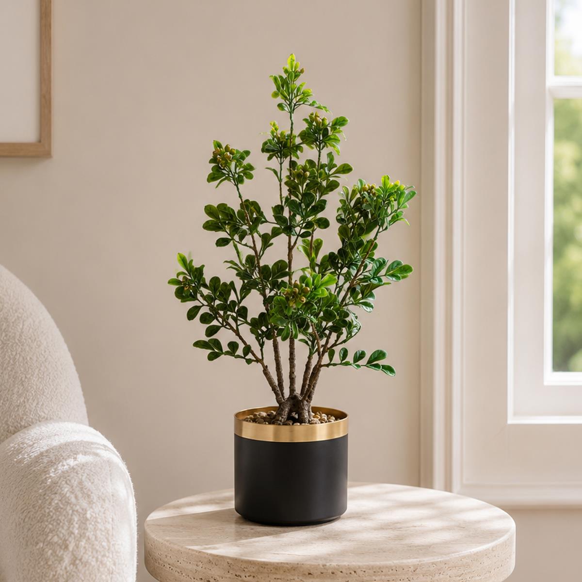 60cm Artificial Aglaia Odorata Bonsai Ficus Tree – image 3