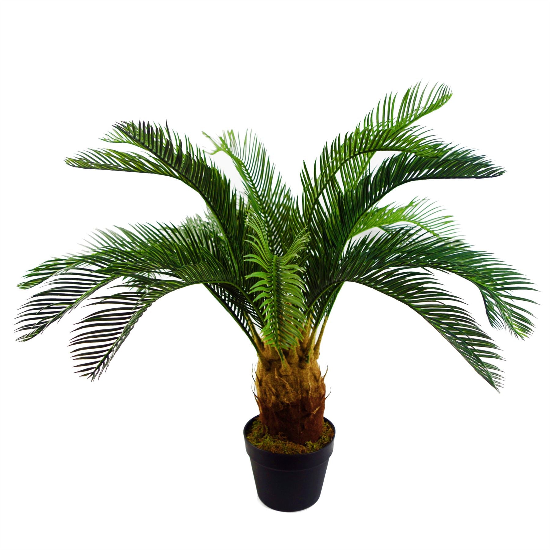 80cm Artificial Tropical Cycas Palm Plant – image 2