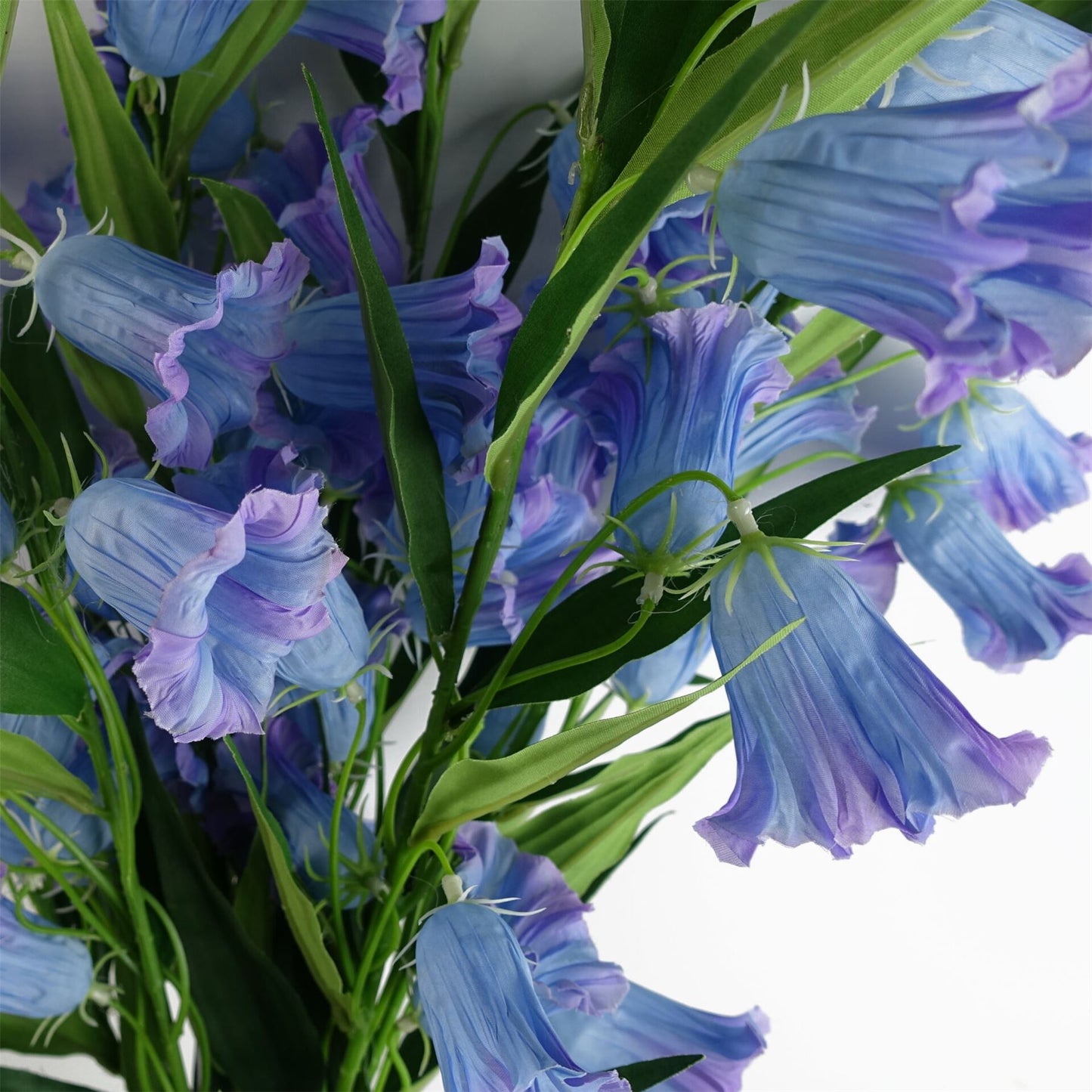 100cm Trumpet Artificial Flower Stem Blue – image 5