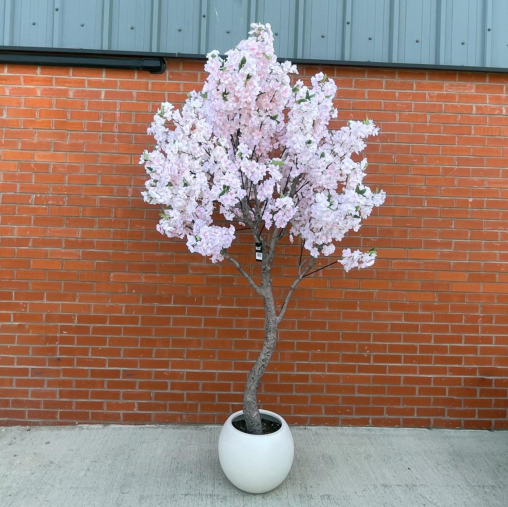 Artificial 260cm XXL Cherry Blossom Tree with Decorative Planter – image 7